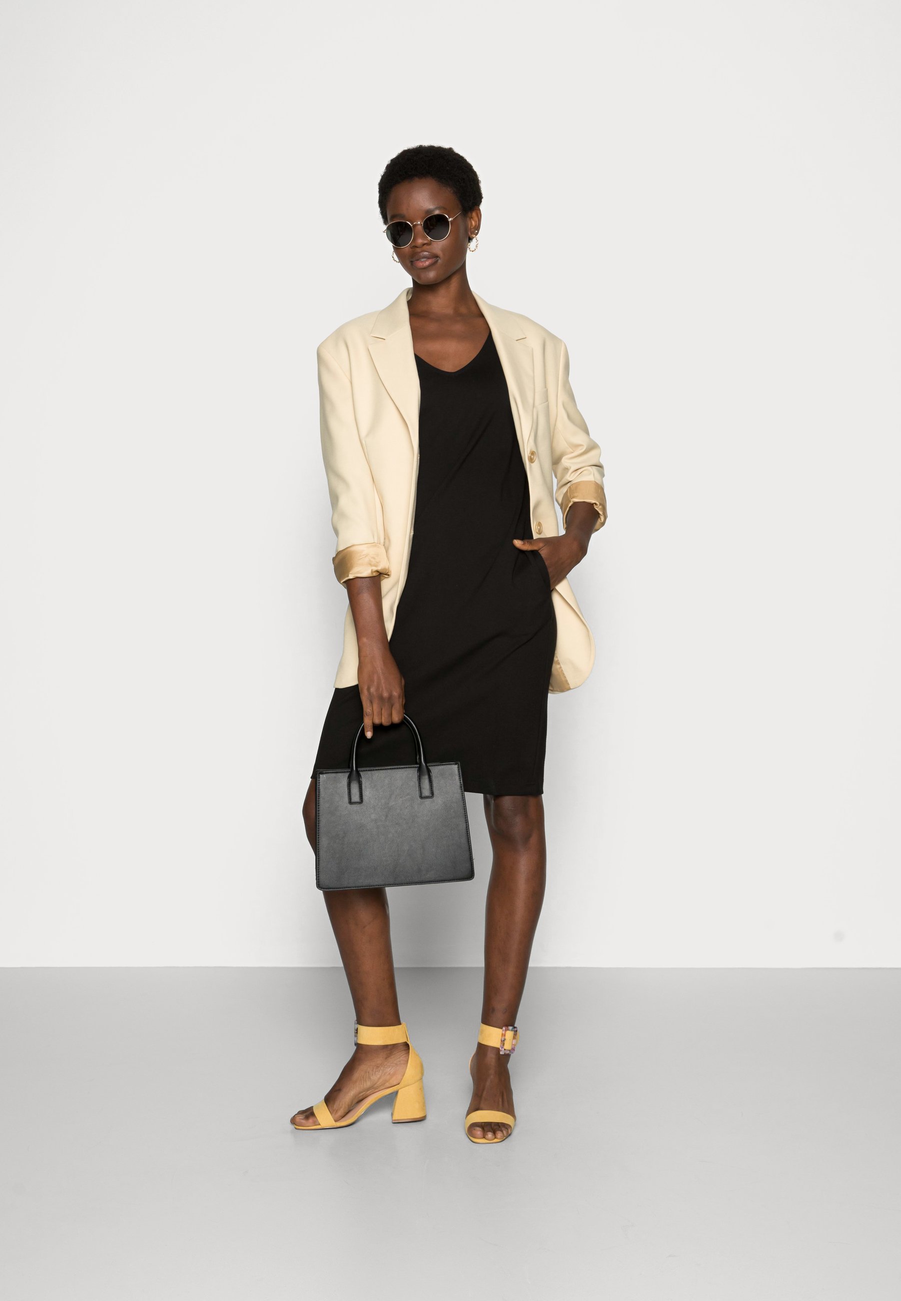 SLFCARO TUNNI 3/4 SHORT DRESS B NOOS - Day dress