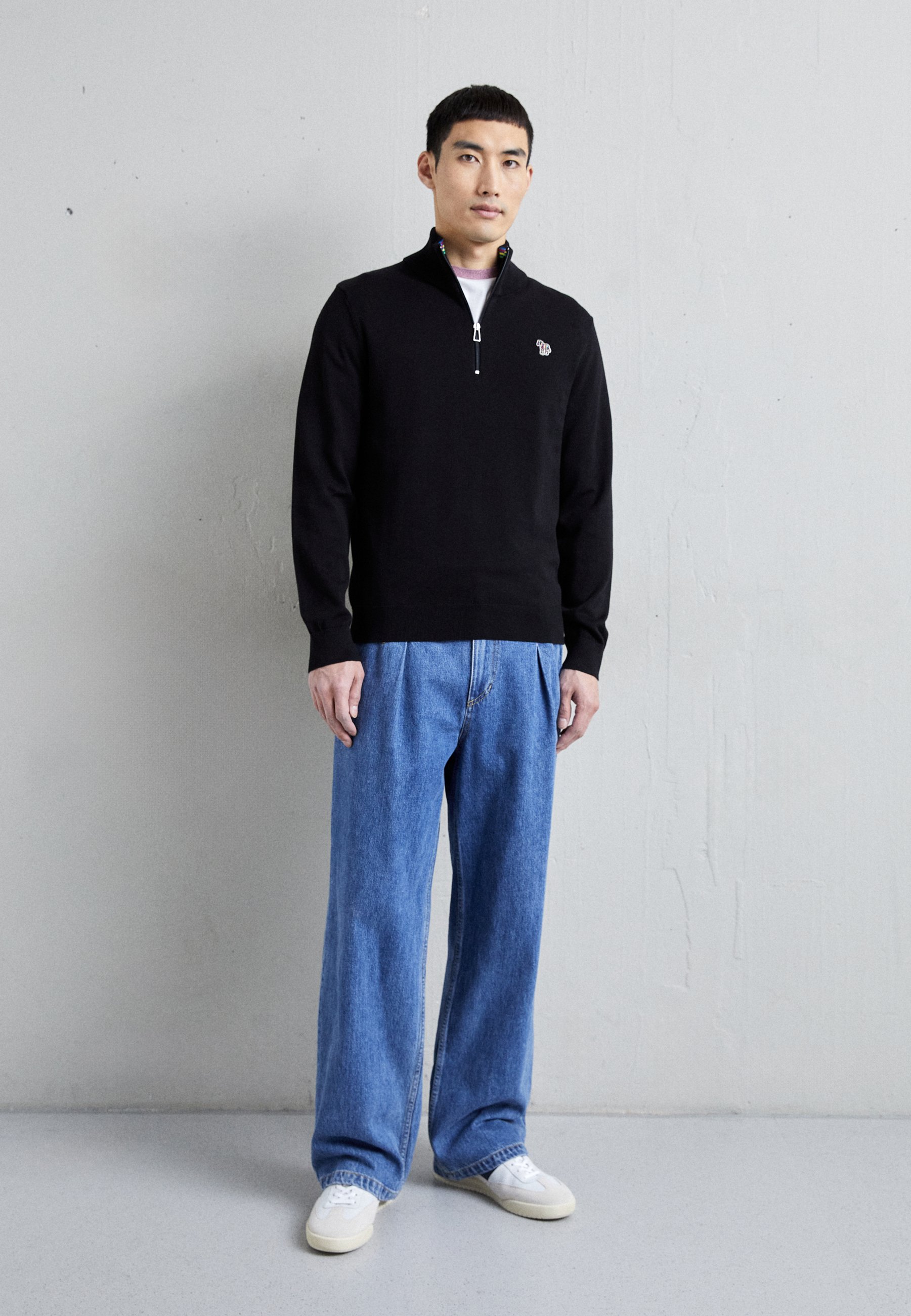 MENS ZIP NECK - Jumper