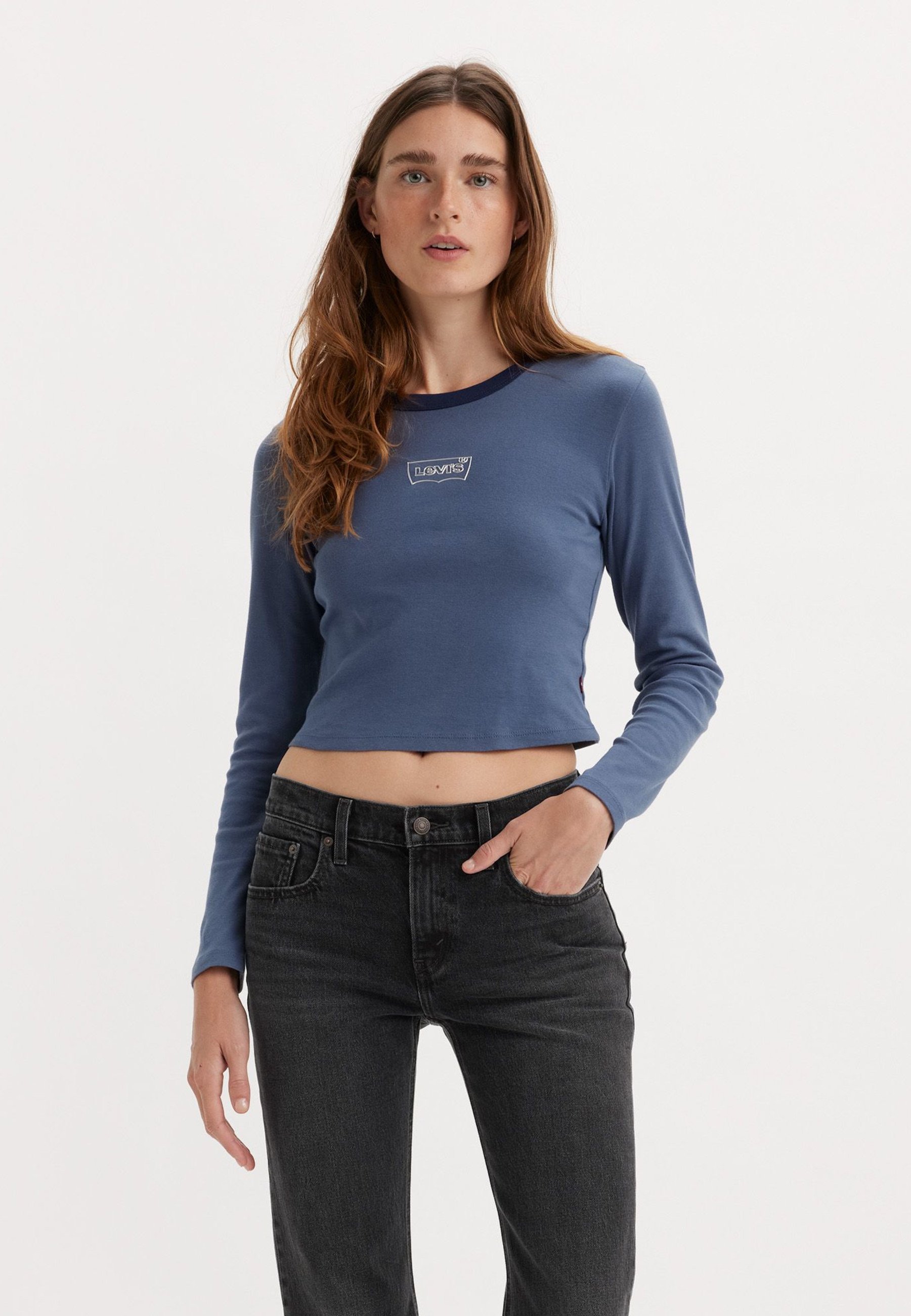 GRAPHIC RINGER MINI - Long sleeved top