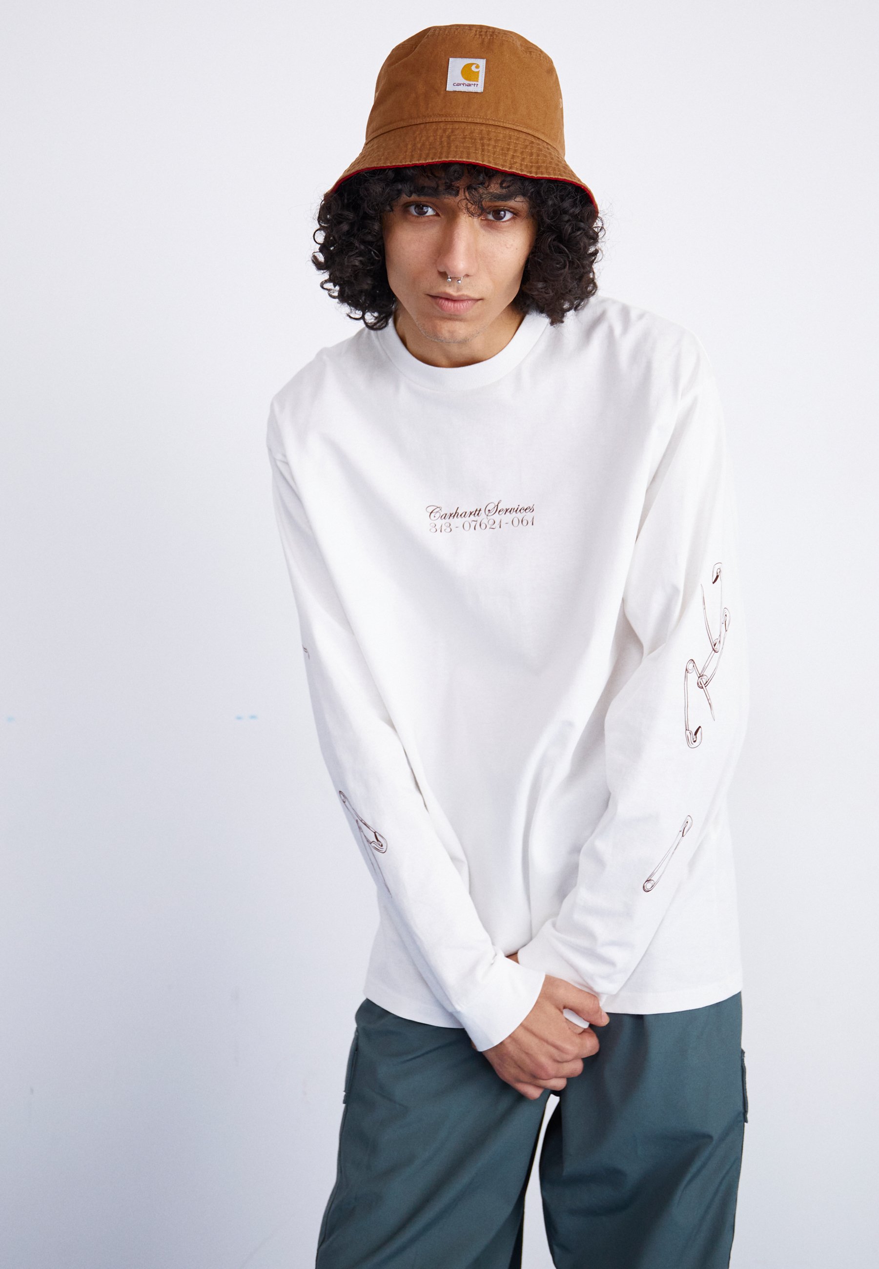 SAFETY PIN- Long sleeved top