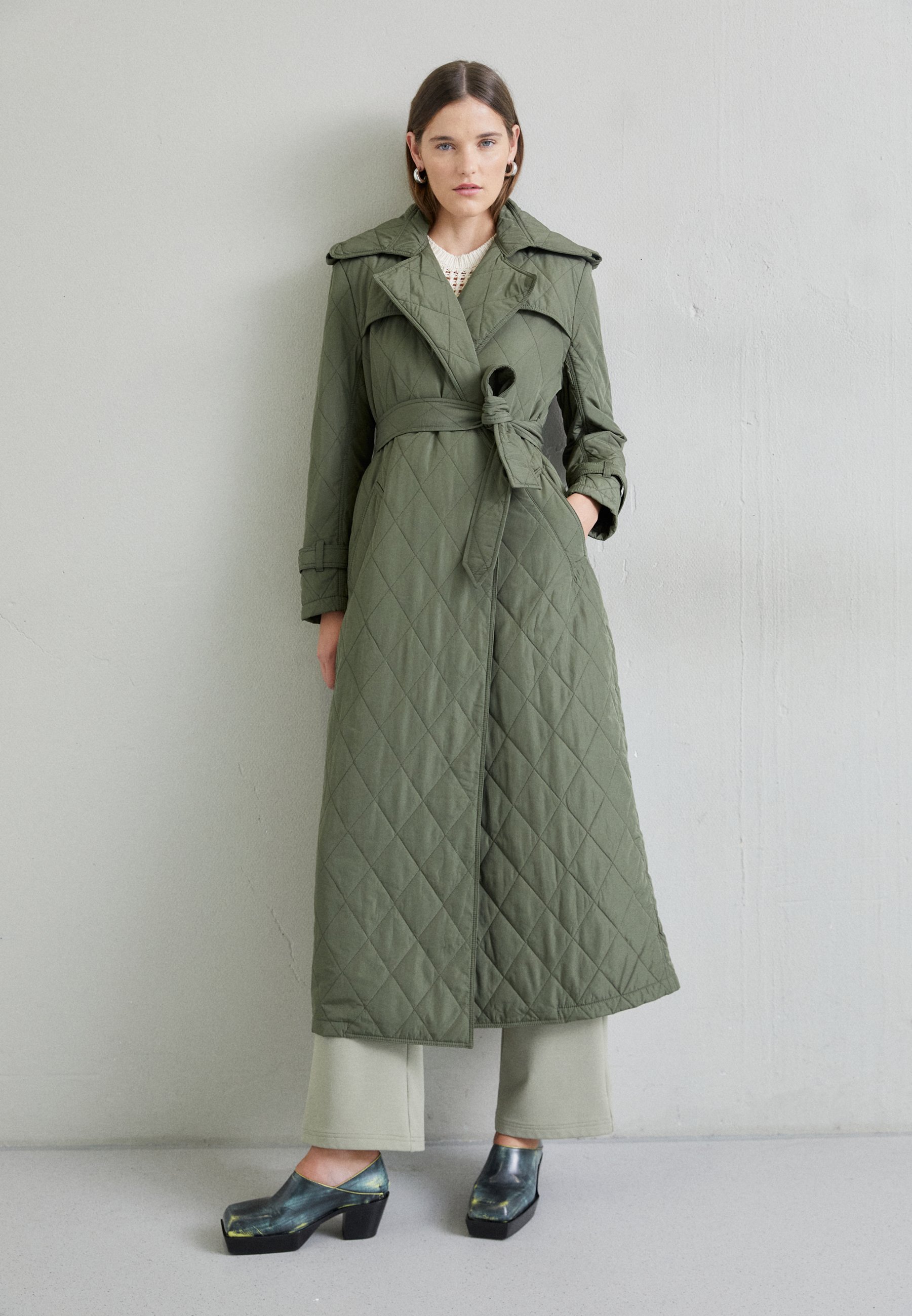 DOUBLE BREASTED TO ANKLE - Trenchcoat
