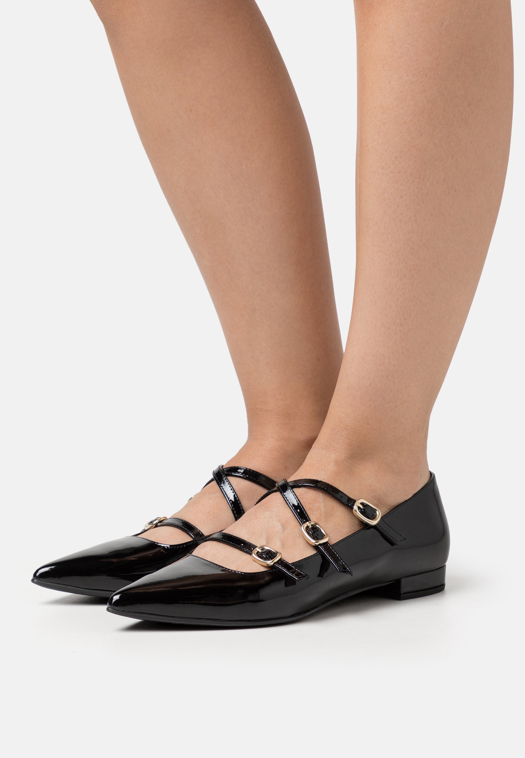 SHADE - Ankle strap ballet pumps