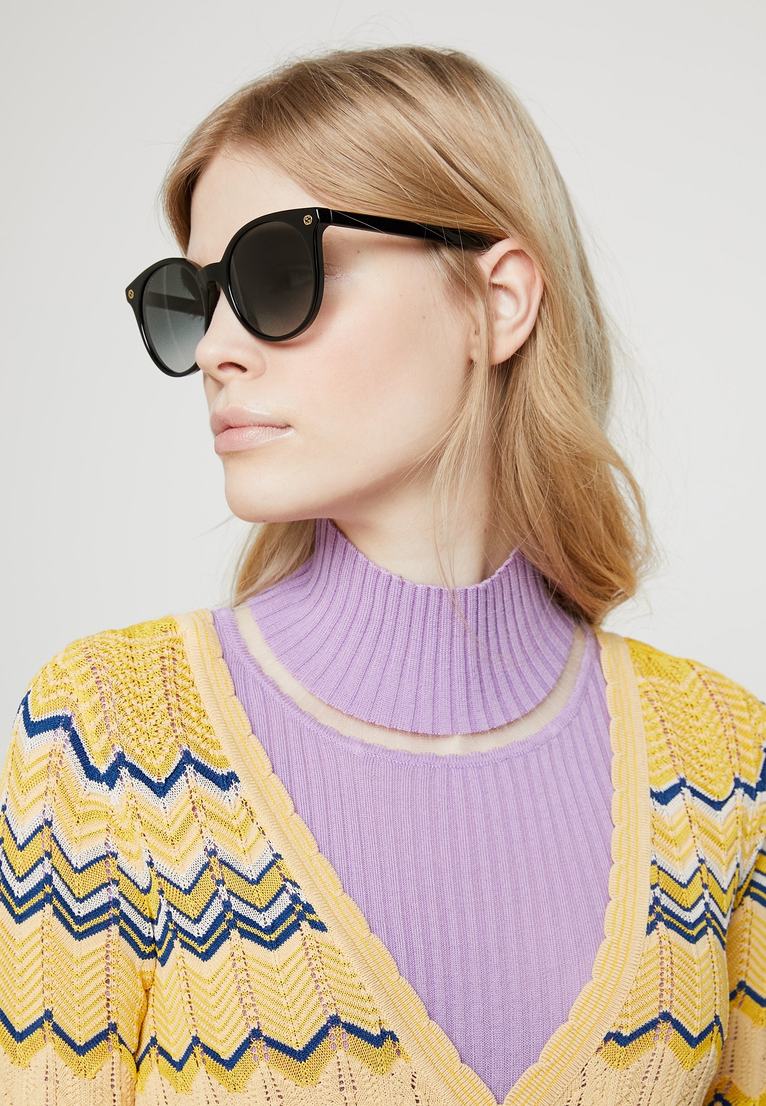 GG ROUND ACETATE SUNGLASSES - Sunglasses
