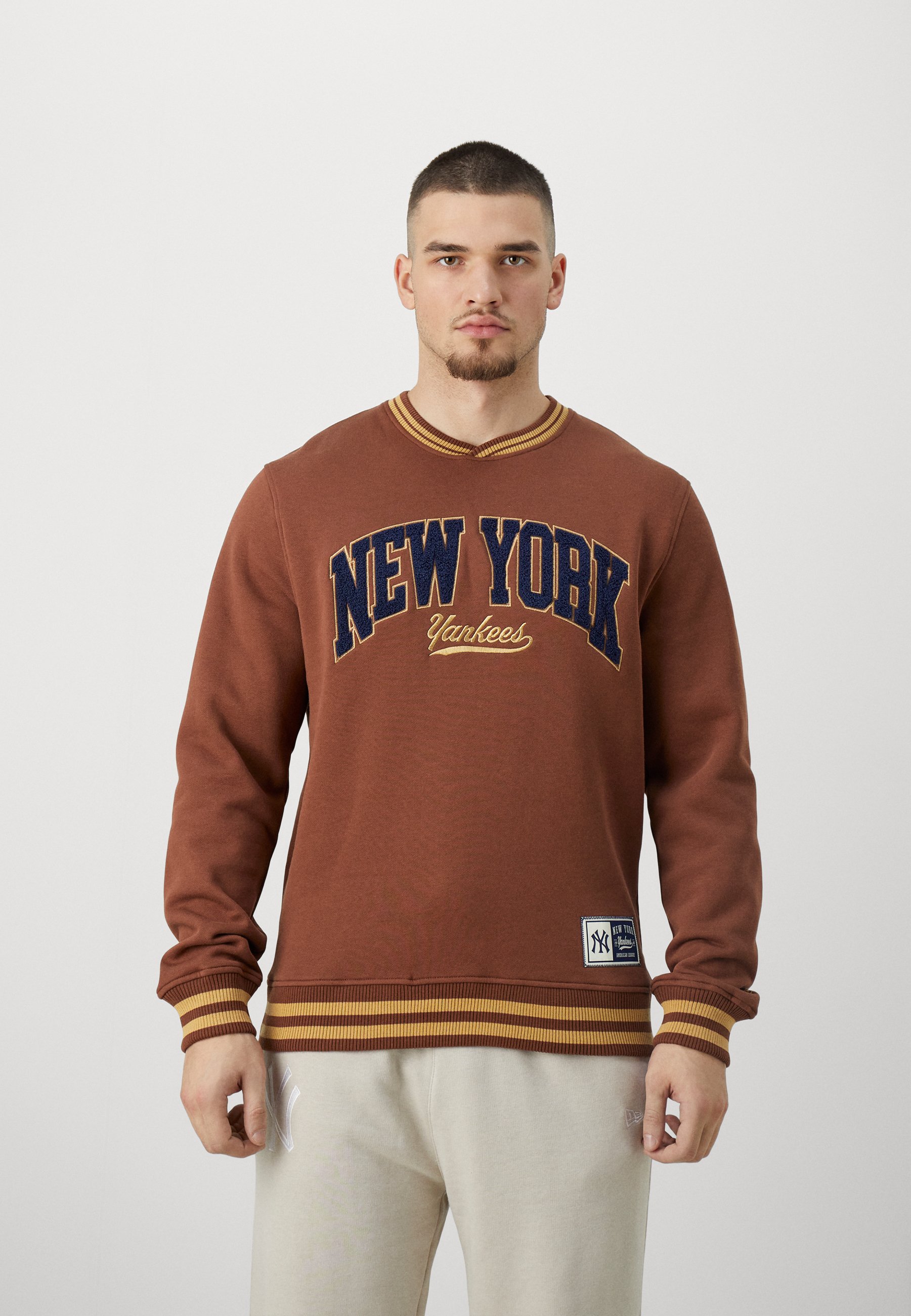 MLB NEW YORK YANKEES LETTERMAN CLASSIC CREWNECK - Club wear