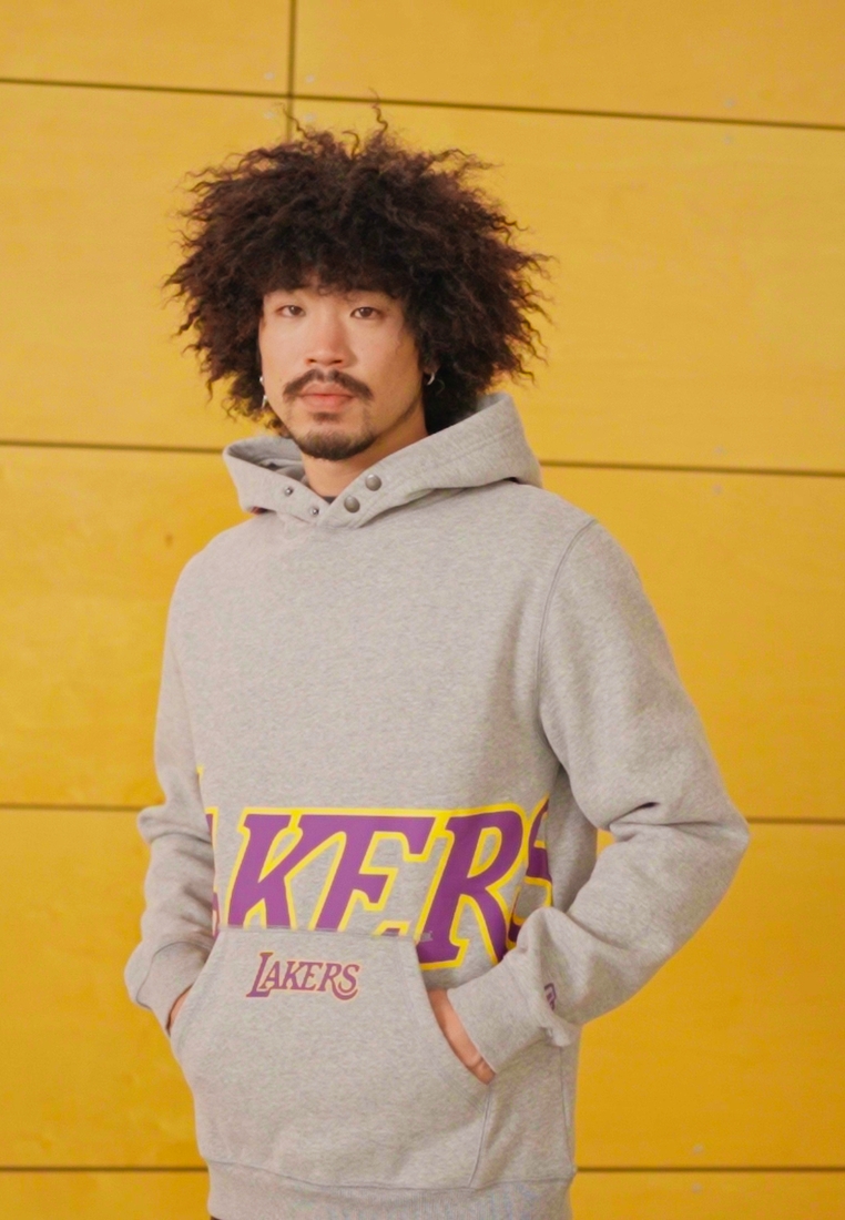 NBA LOS ANGELES LAKERS OVERSIZED HOODY - Club wear