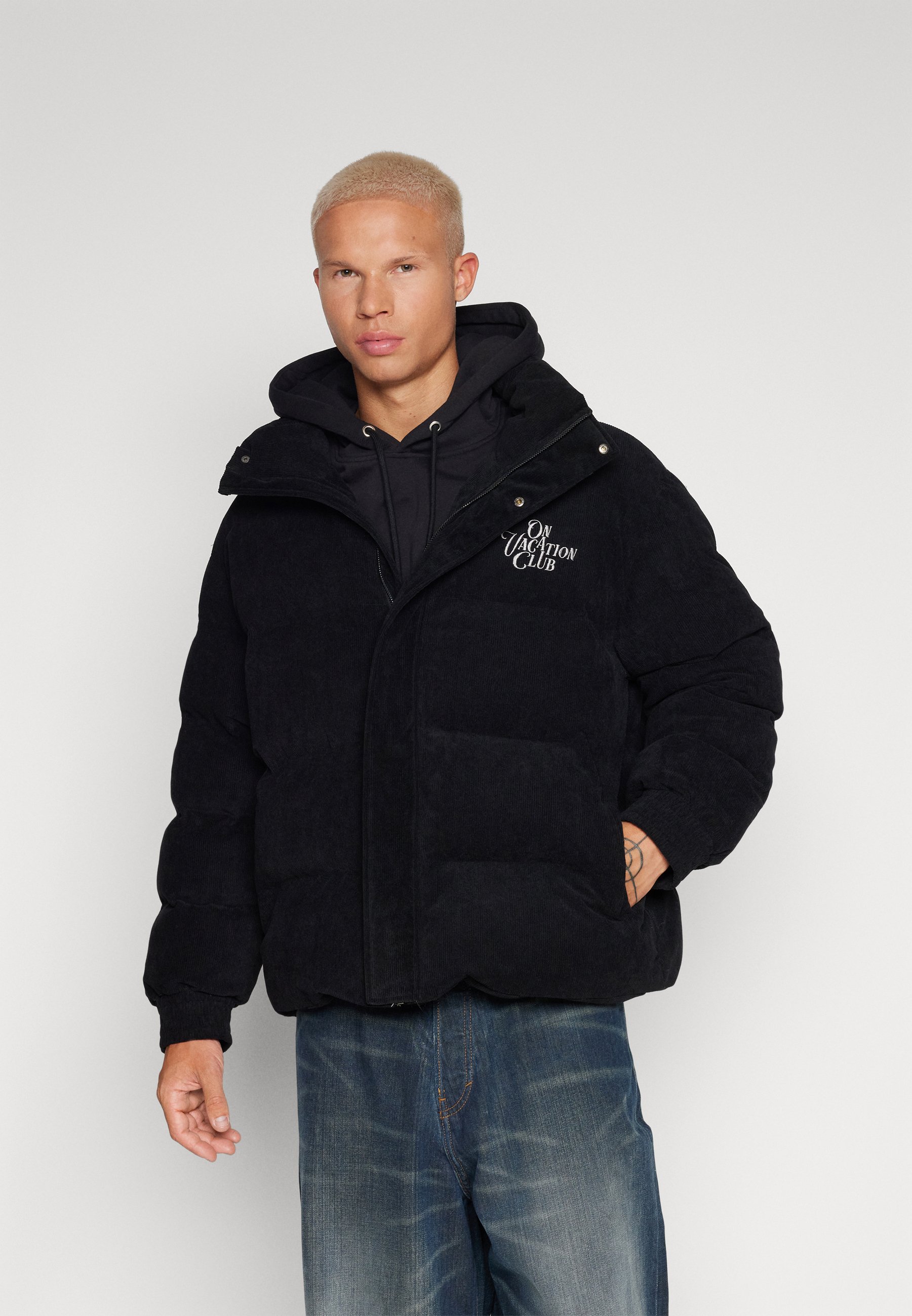 CORDUROY PUFFER JACKET - Winter jacket