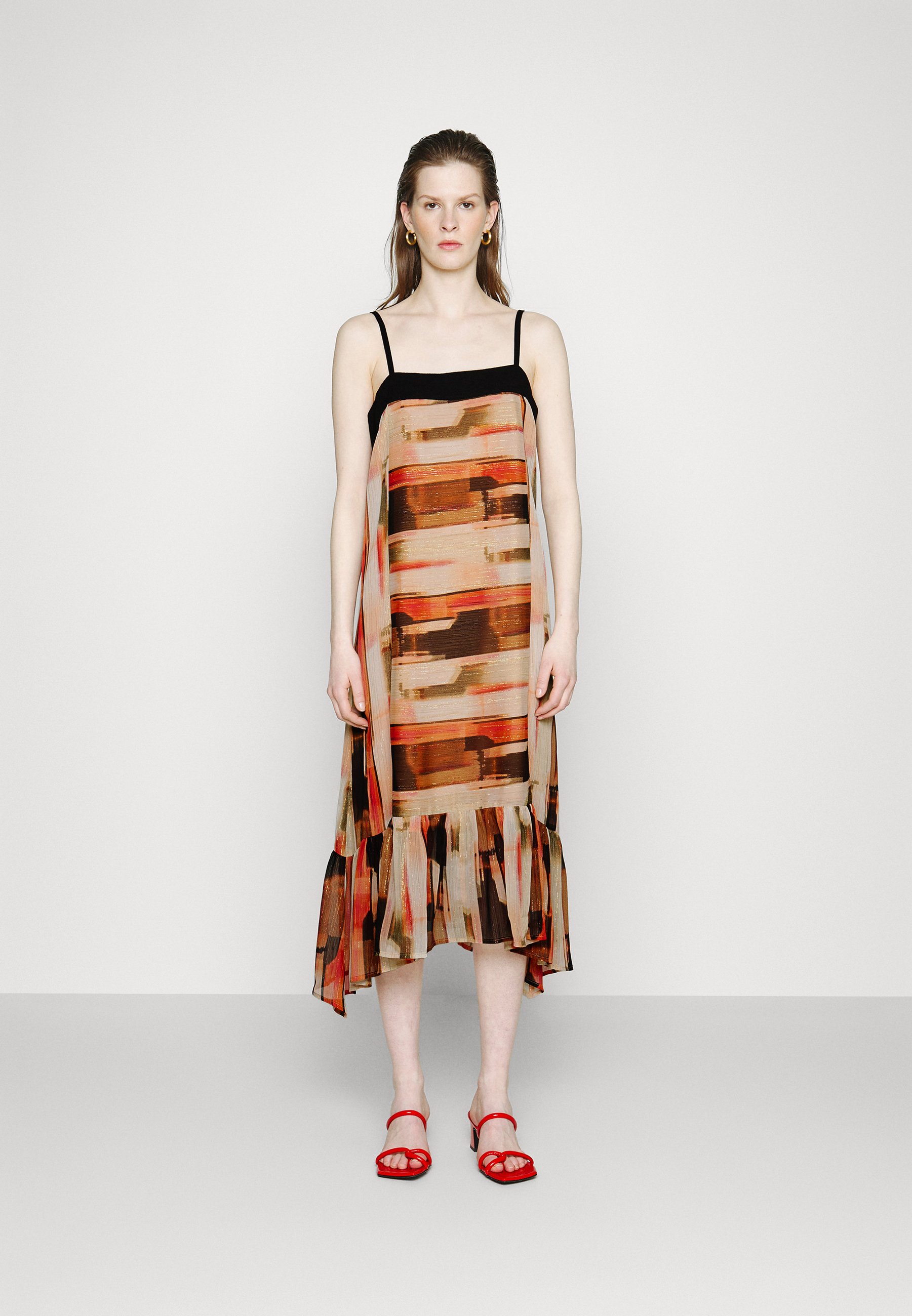 PRNT ASYM HEM DRESS - Cocktail dress / Party dress