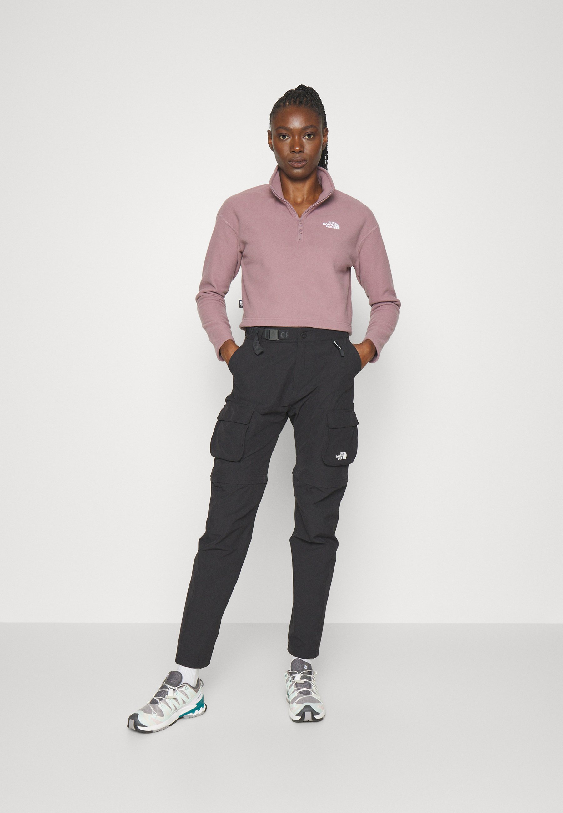 GLACIER CROPPED ¼ ZIP - Fleece jumper