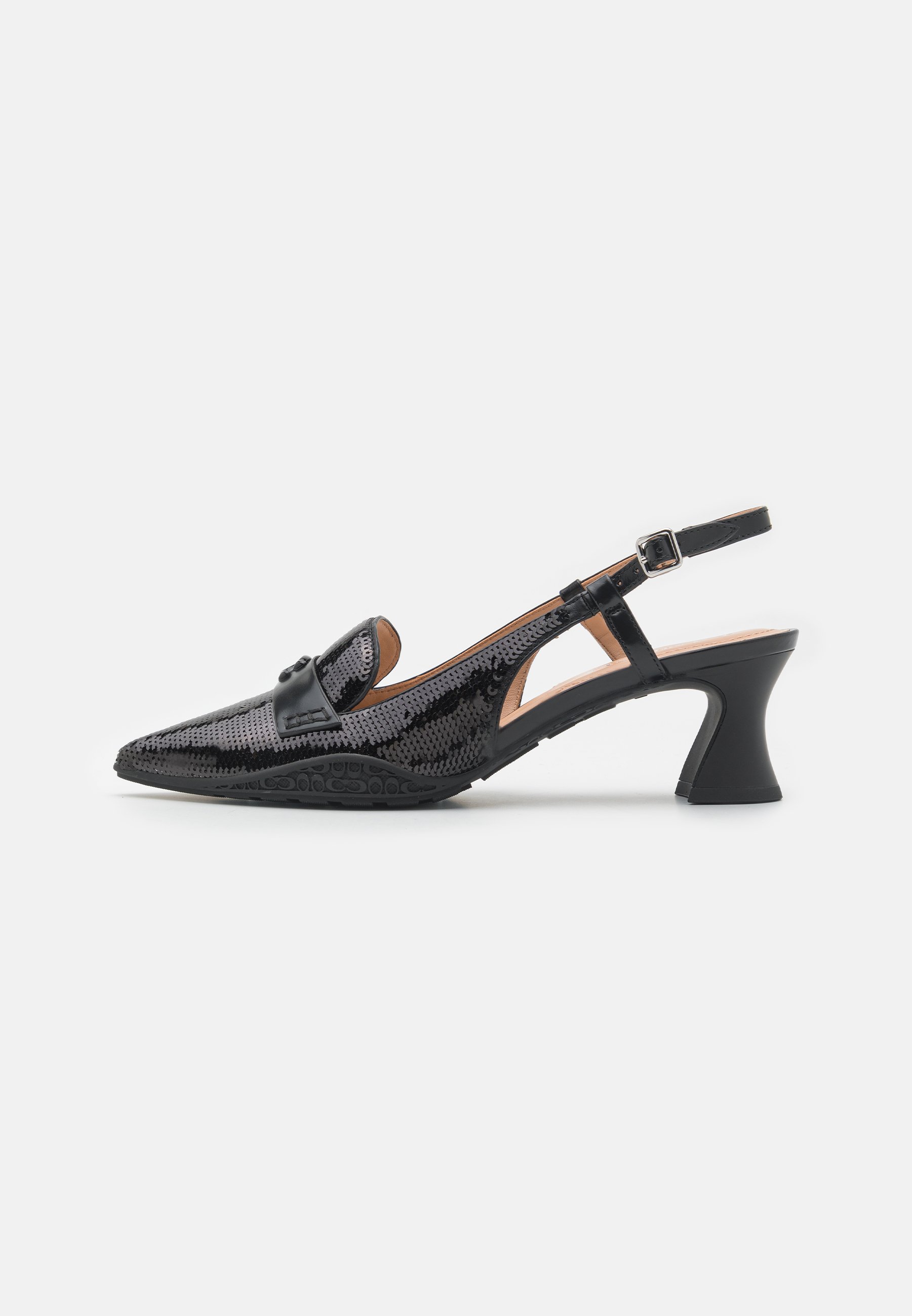 NIKOLA SEQUIN HYBRID SLINGBACK - Classic heels