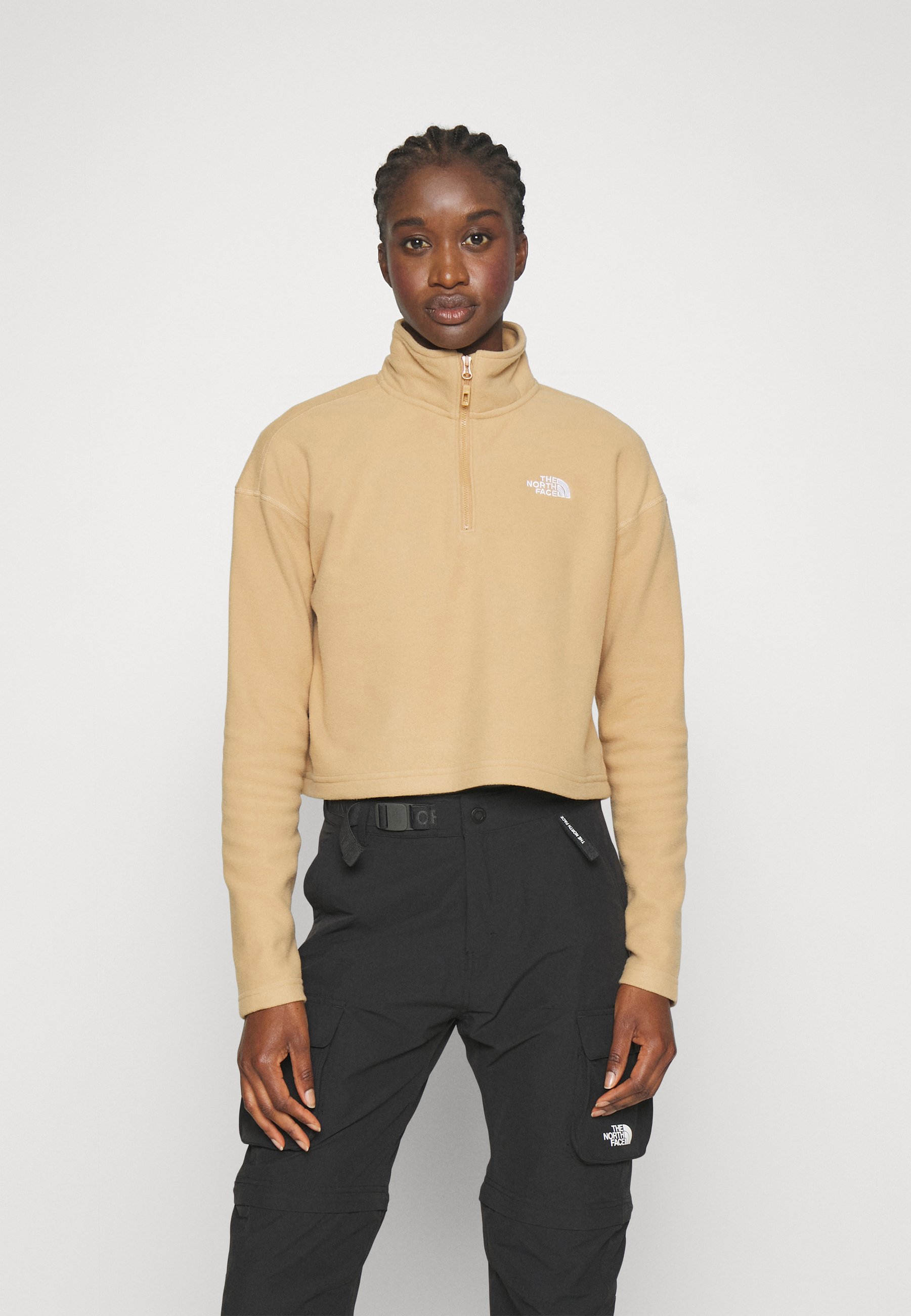GLACIER CROPPED ¼ ZIP - Fleece jumper