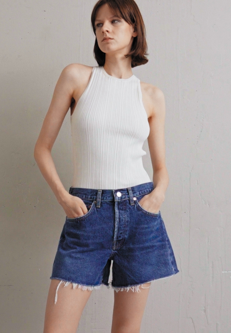 PARKER LONG SHORT - Denim shorts
