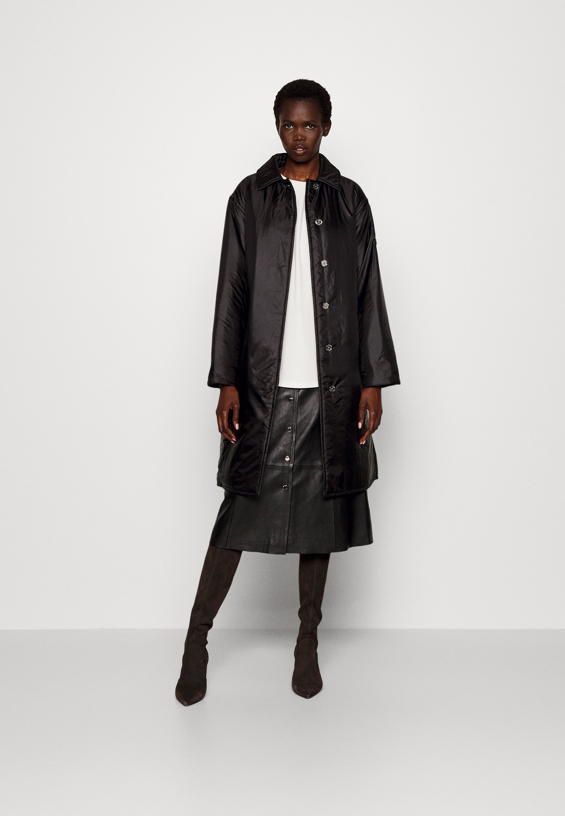 FLAT FILLED PUFFER - Trenchcoat