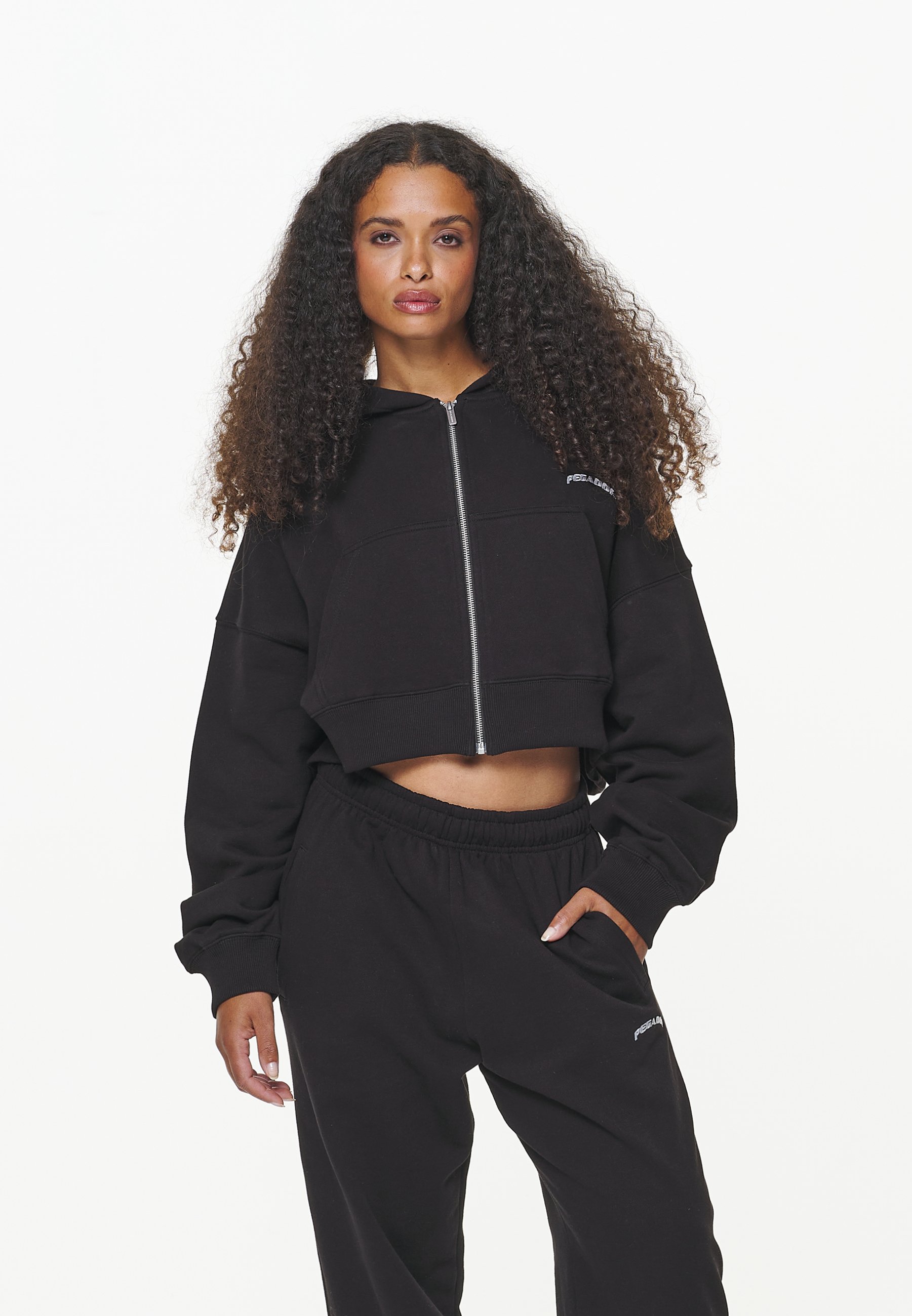 DORSET CROPPED ZIP HOODIE - Zip-up sweatshirt