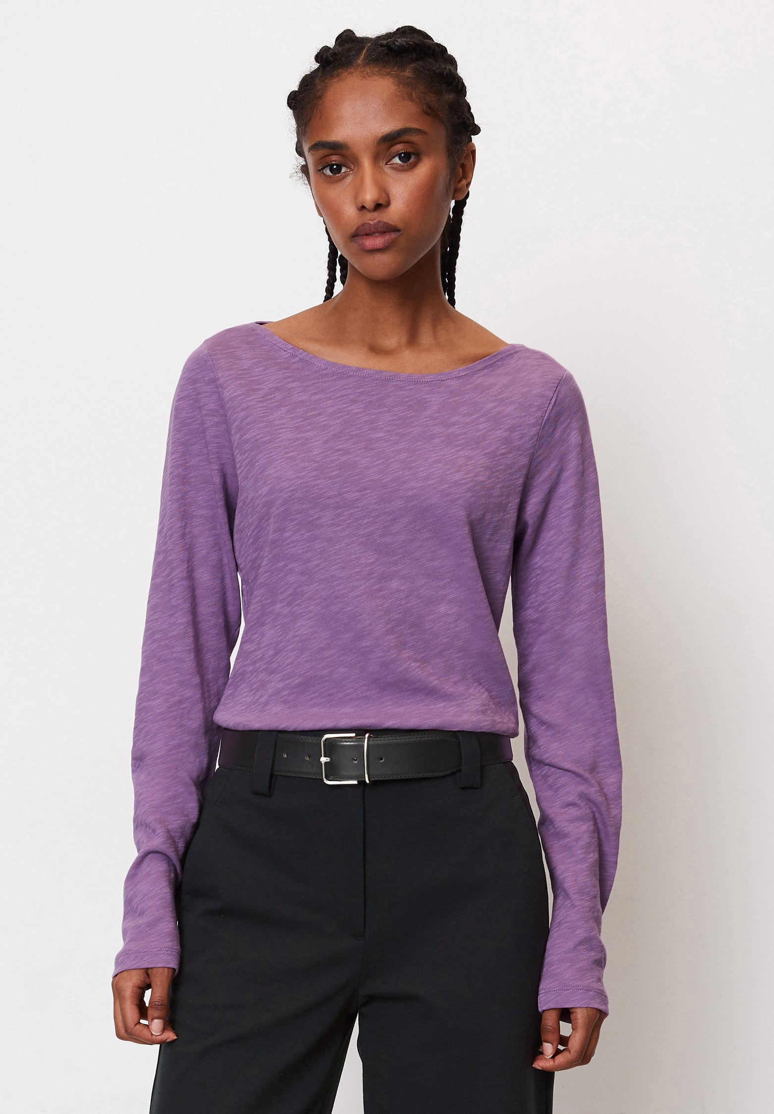 BOAT NECK - Long sleeved top