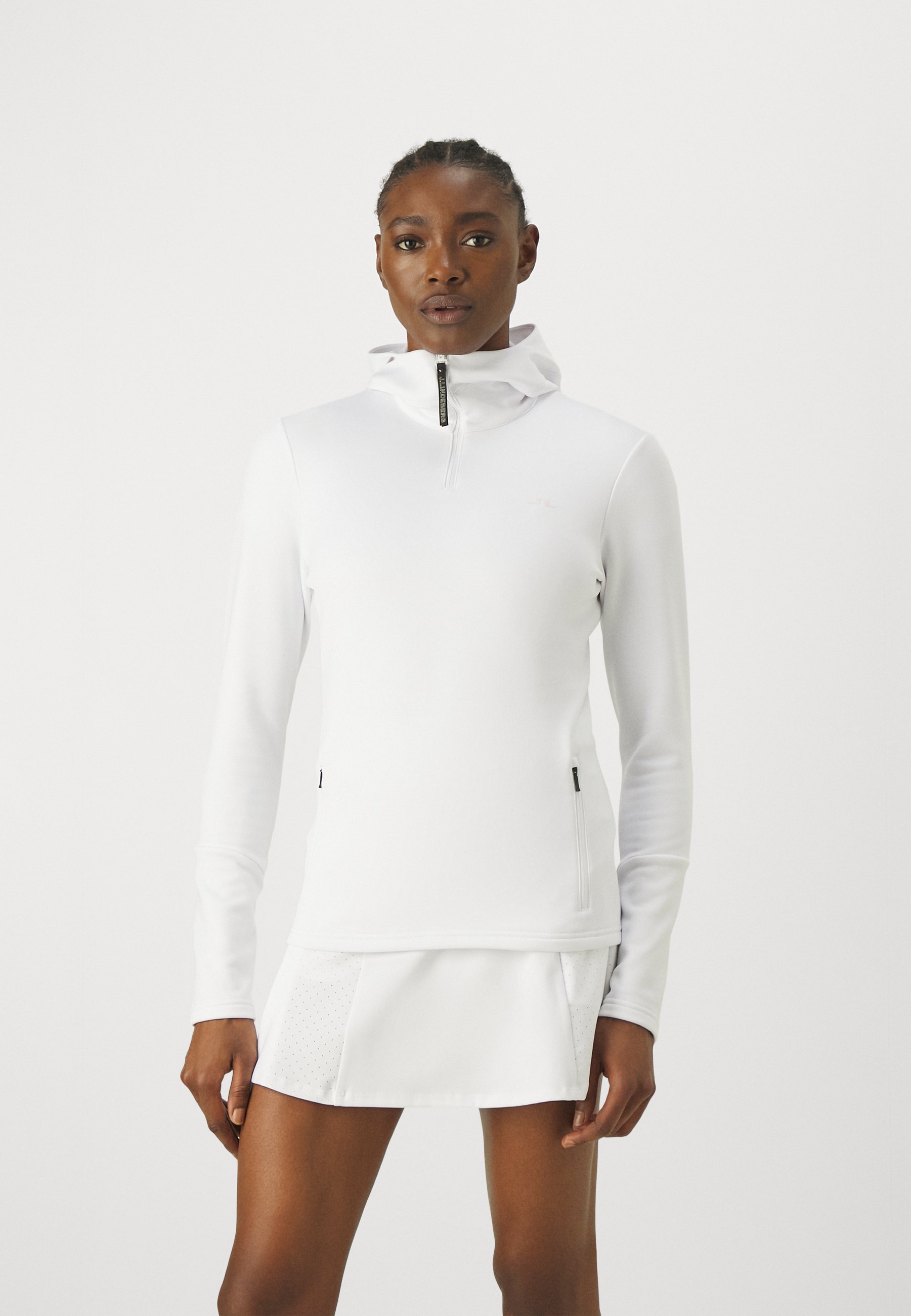AERIAL QUARTER HOOD - Long sleeved top