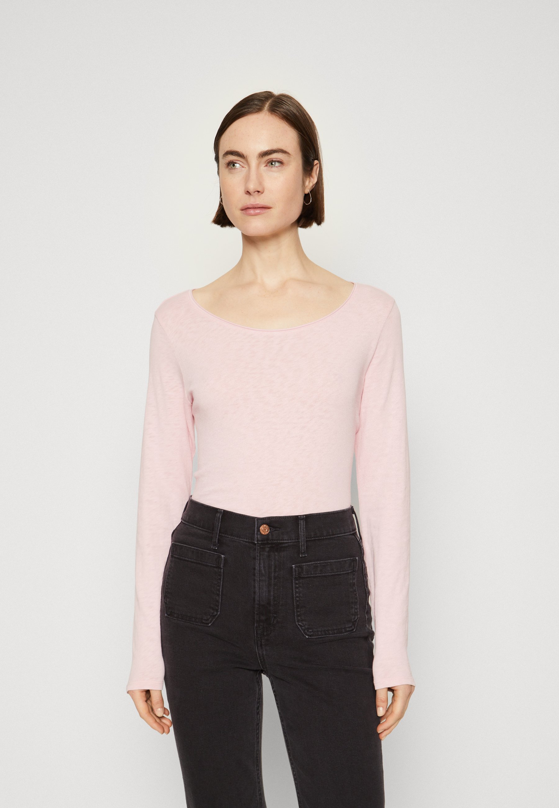 LONG SLEEVE CREW NECK REGULAR FIT - Long sleeved top
