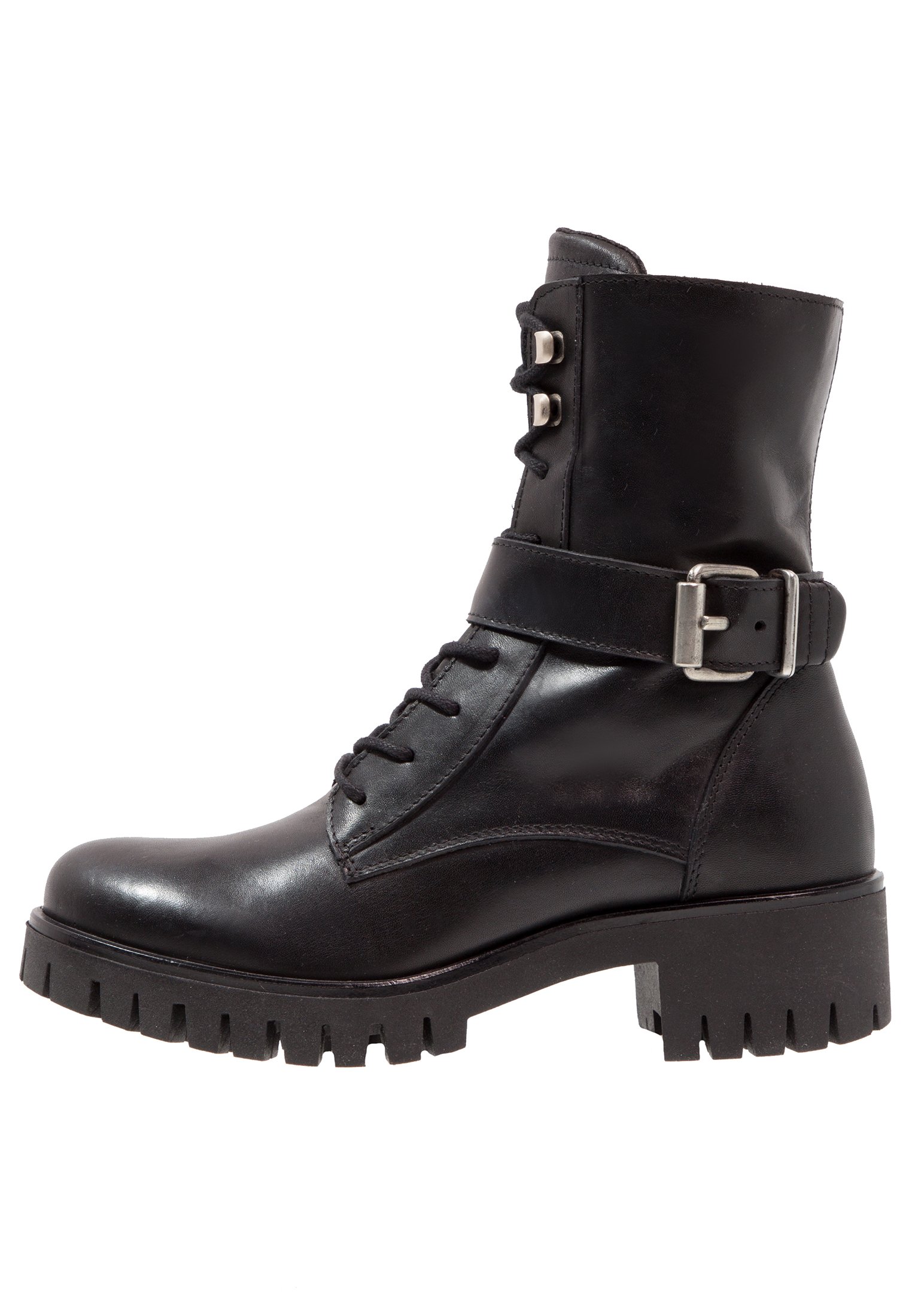 Cowboy/biker ankle boot
