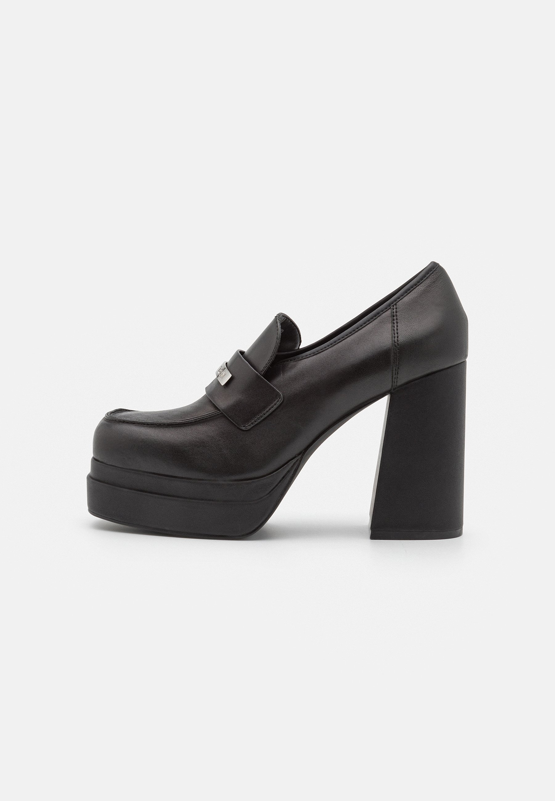 STRADA PLAQUE LOAFER - Platform heels