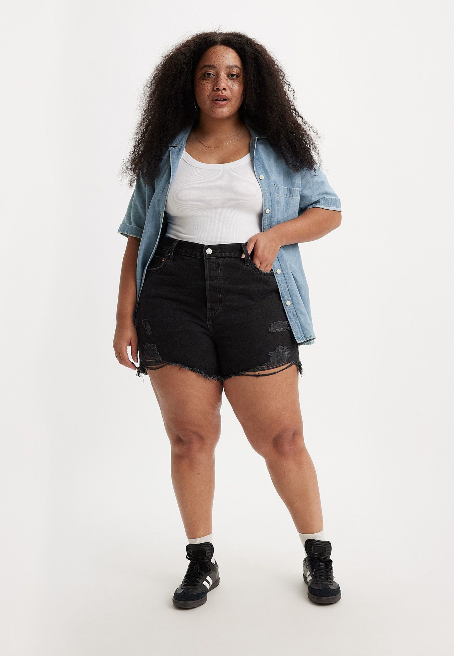501® ORIGINAL - Denim shorts