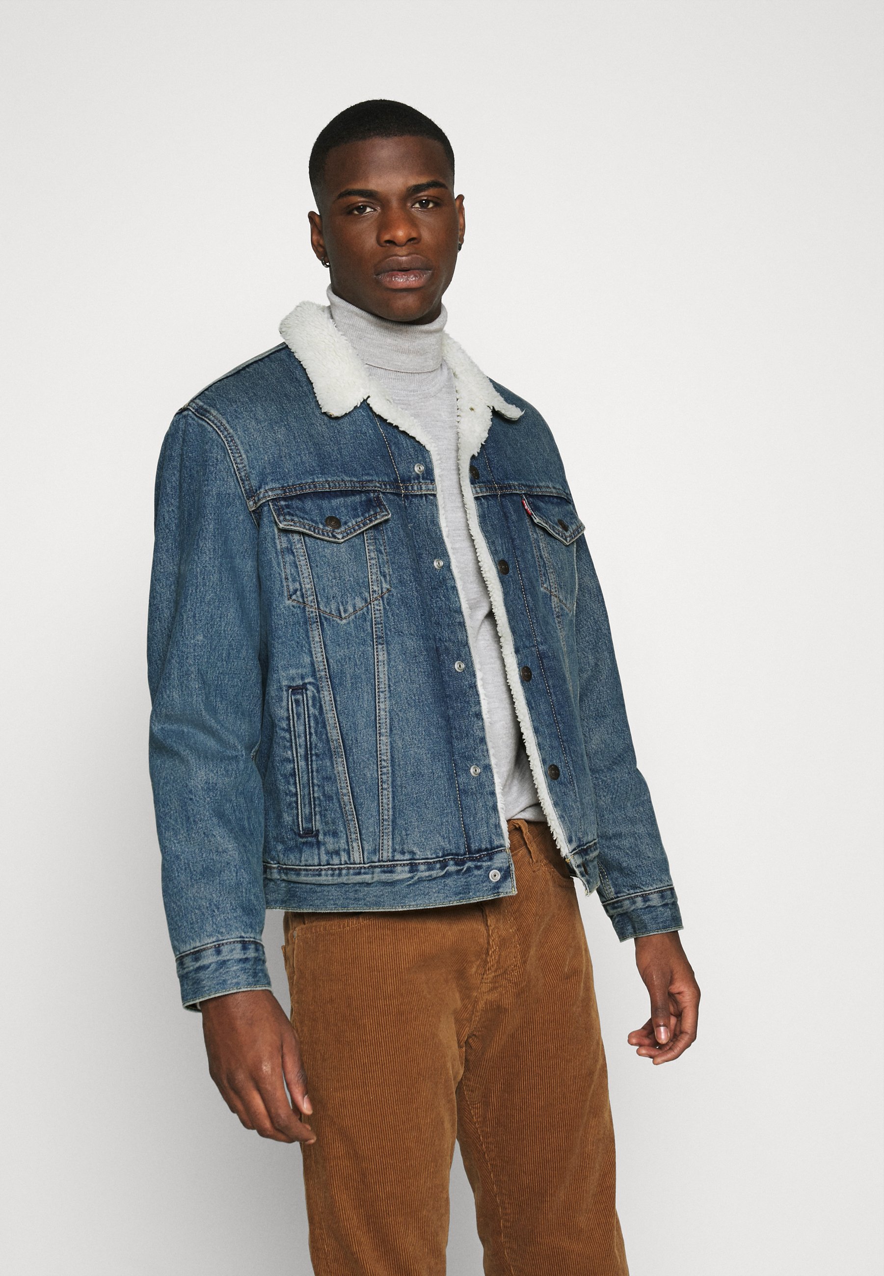 TYPE 3 SHERPA TRUCKER - Denim jacket
