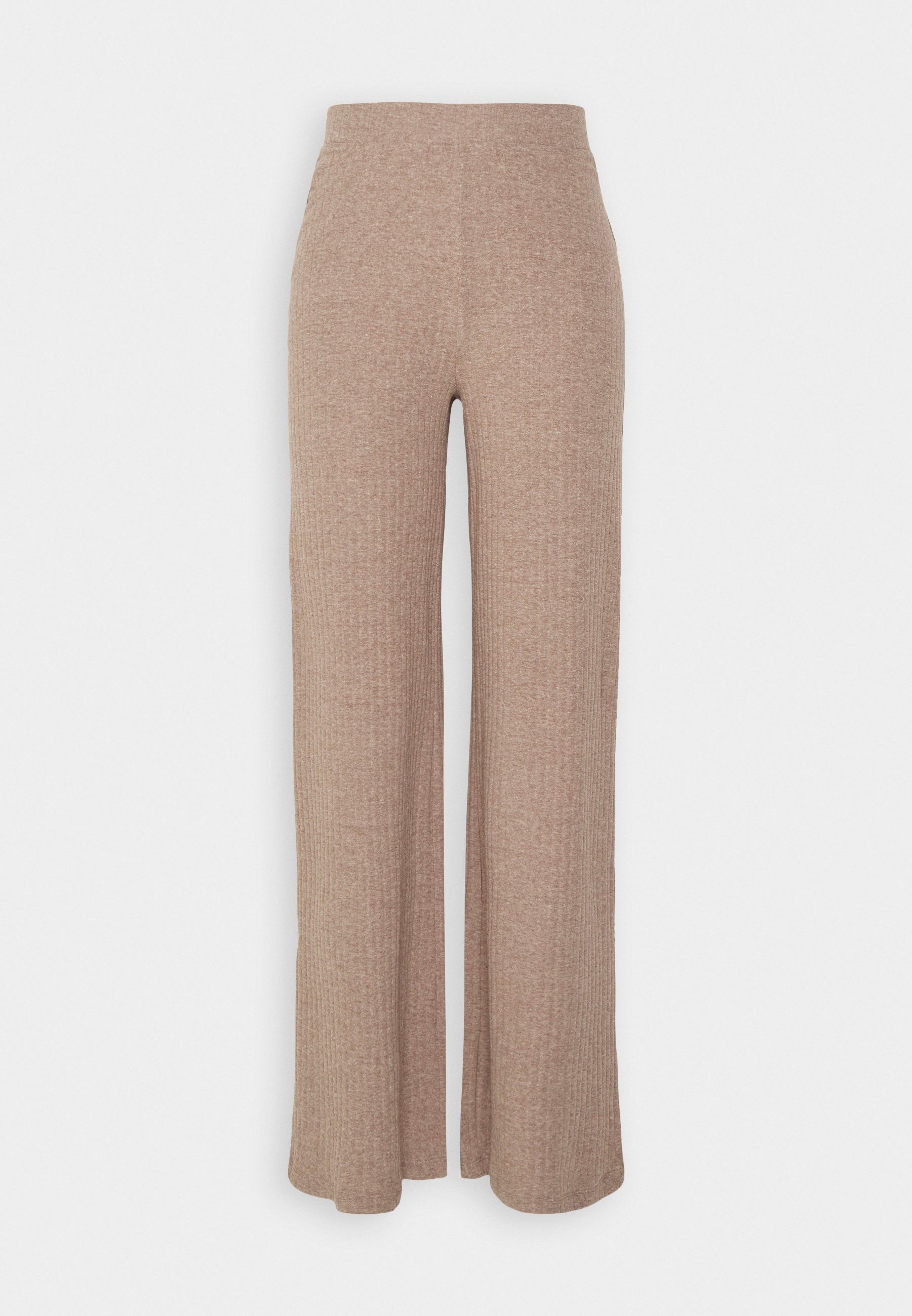 RIBBED WIDE LEG - Tracksuit bottoms