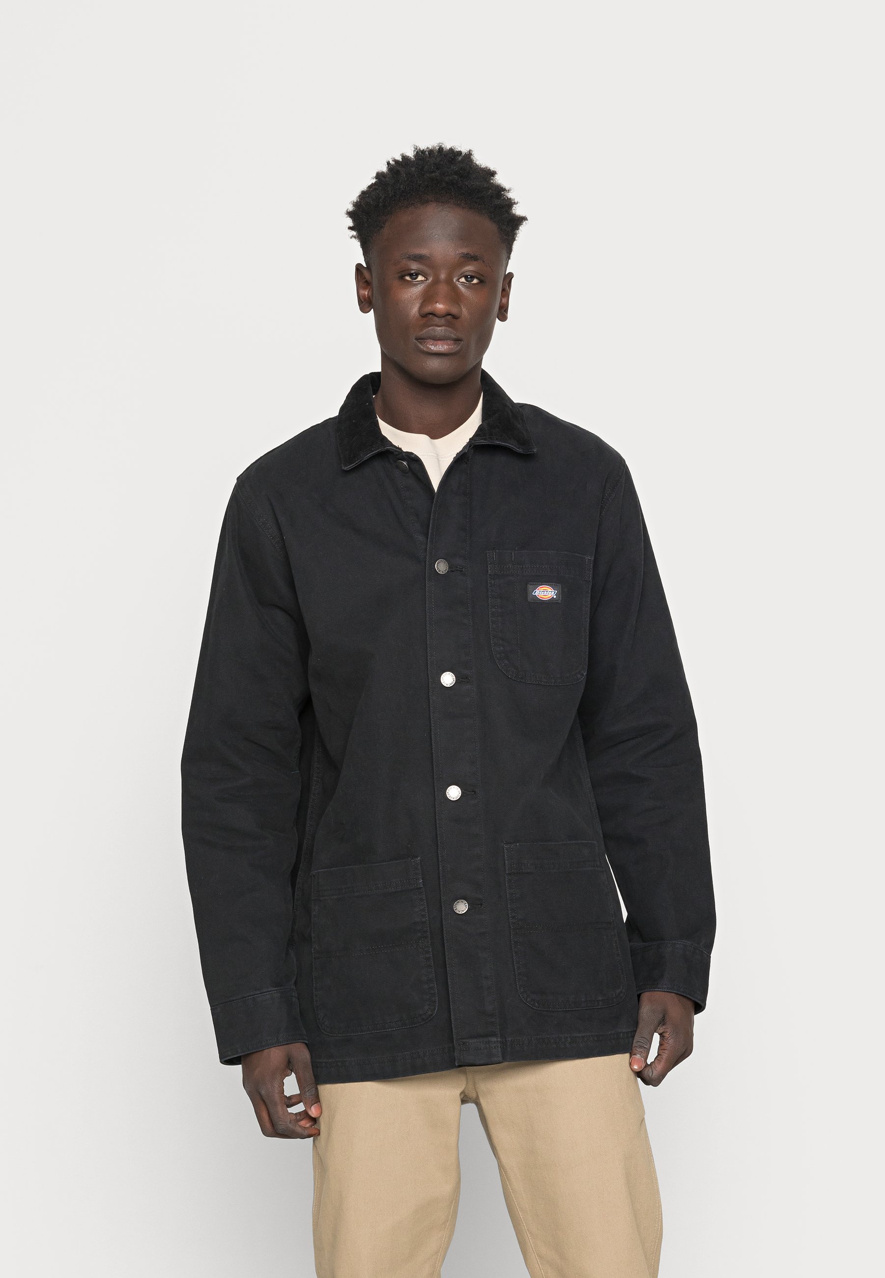 UNLINED CHORE COAT - Short coat -black