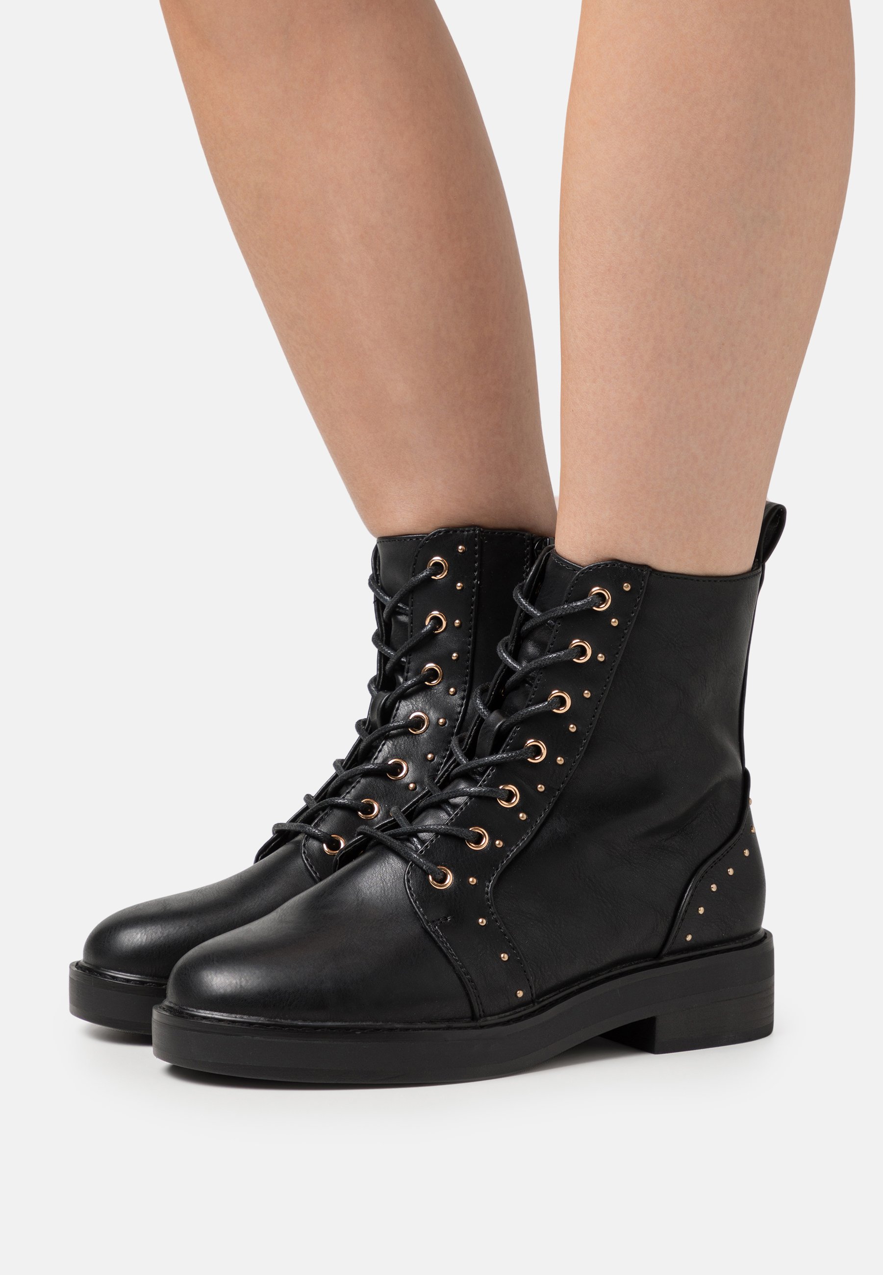 Lace-up ankle boots