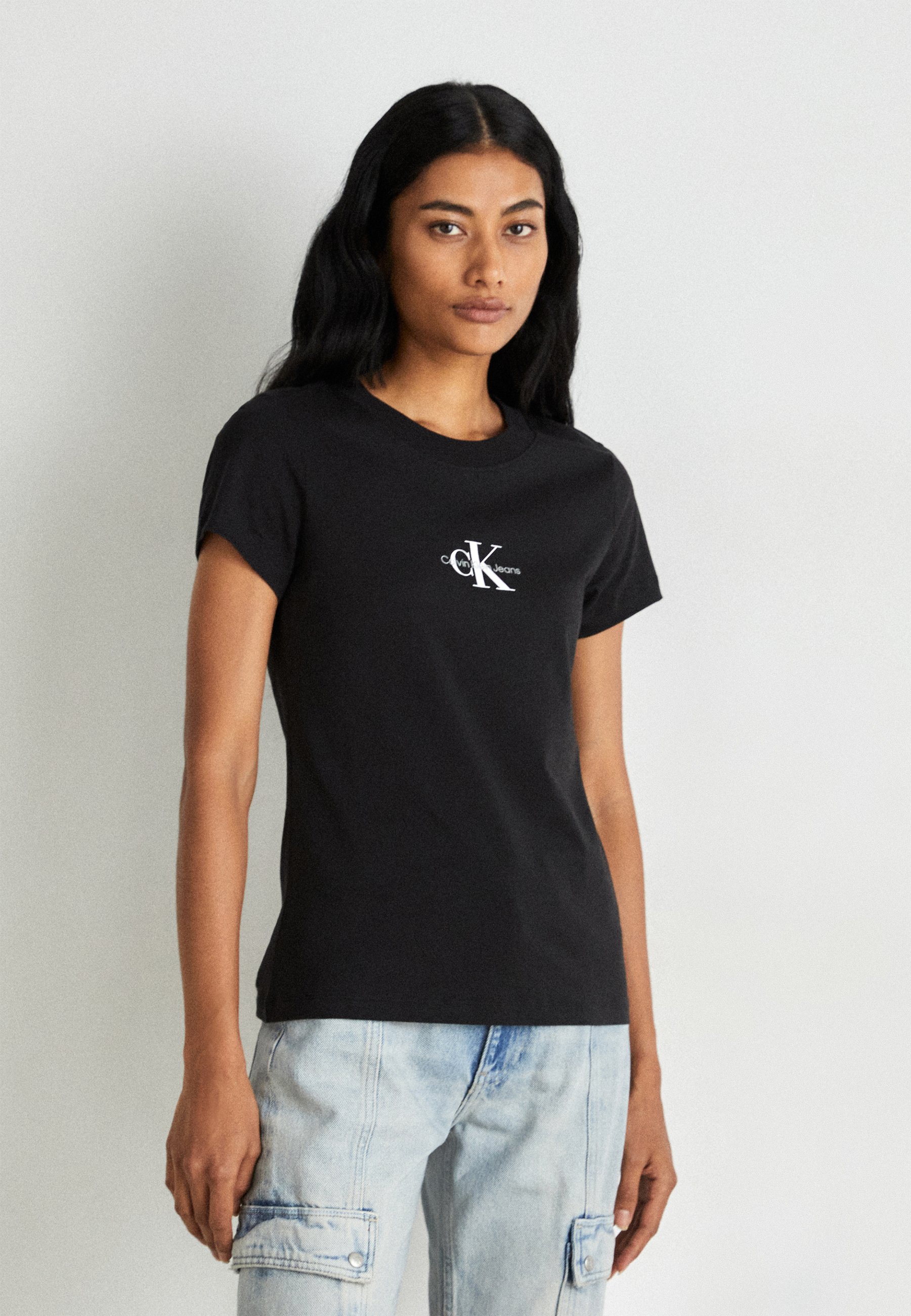 CLASSIC SLIM FIT CREW MONOLOGO - Basic T-shirt