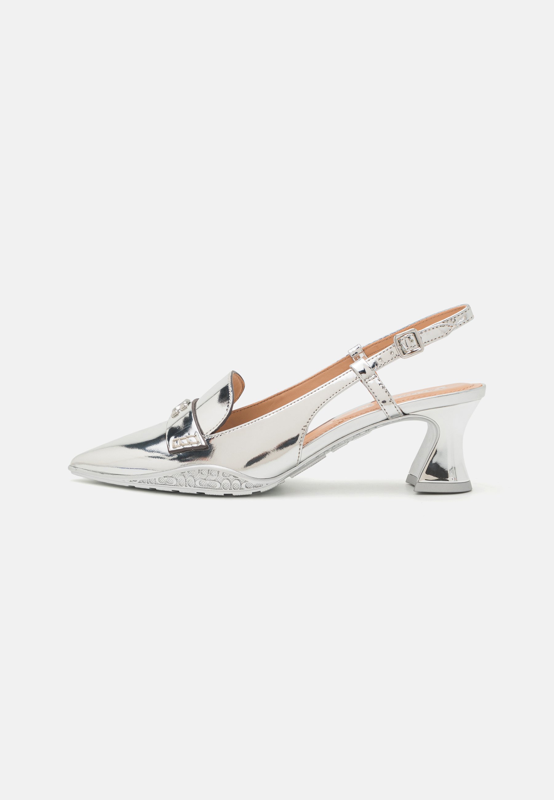 NIKOLA METALLIC HYBRID SLINGBACK - Classic heels