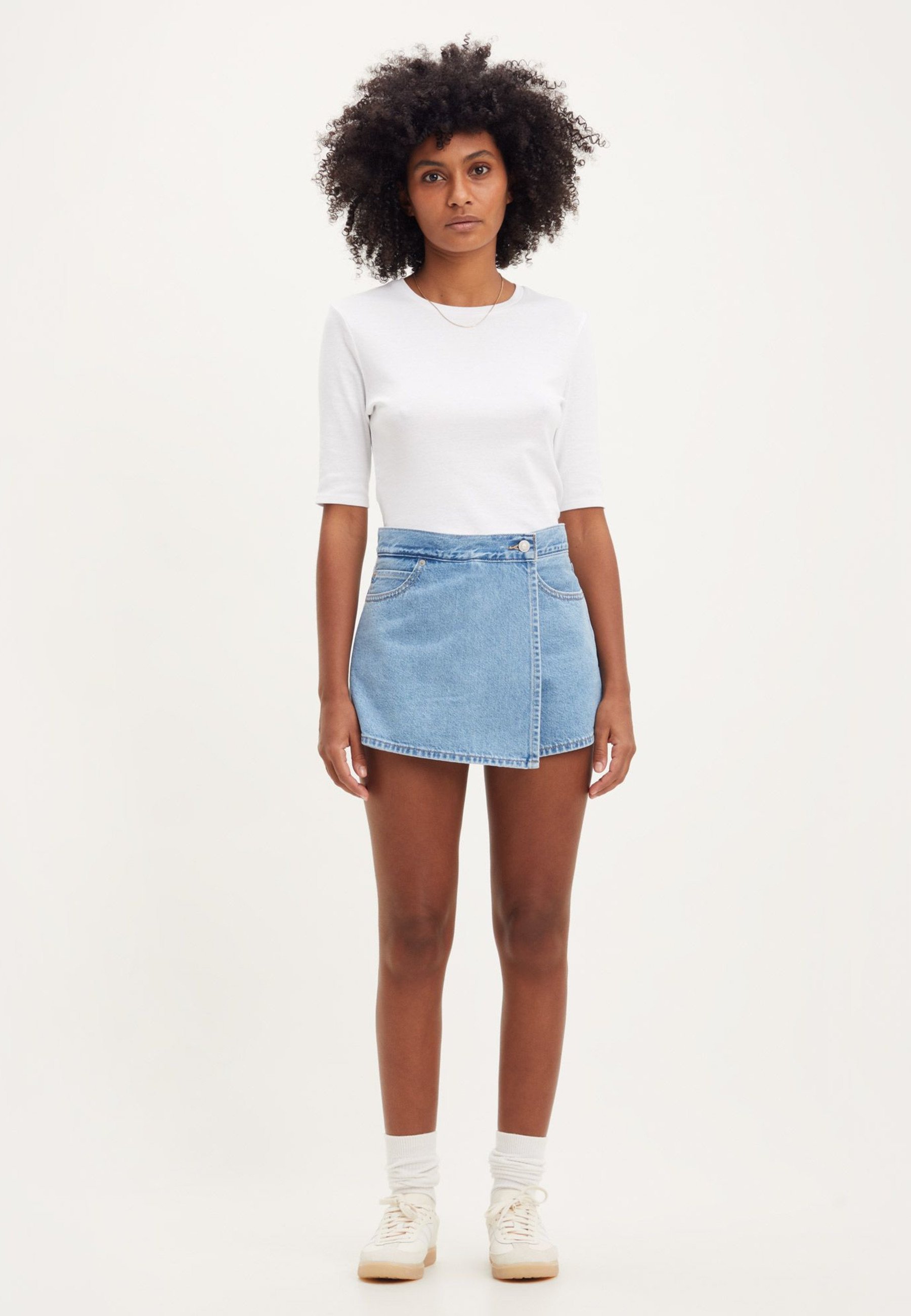 SKORT - Denim skirt