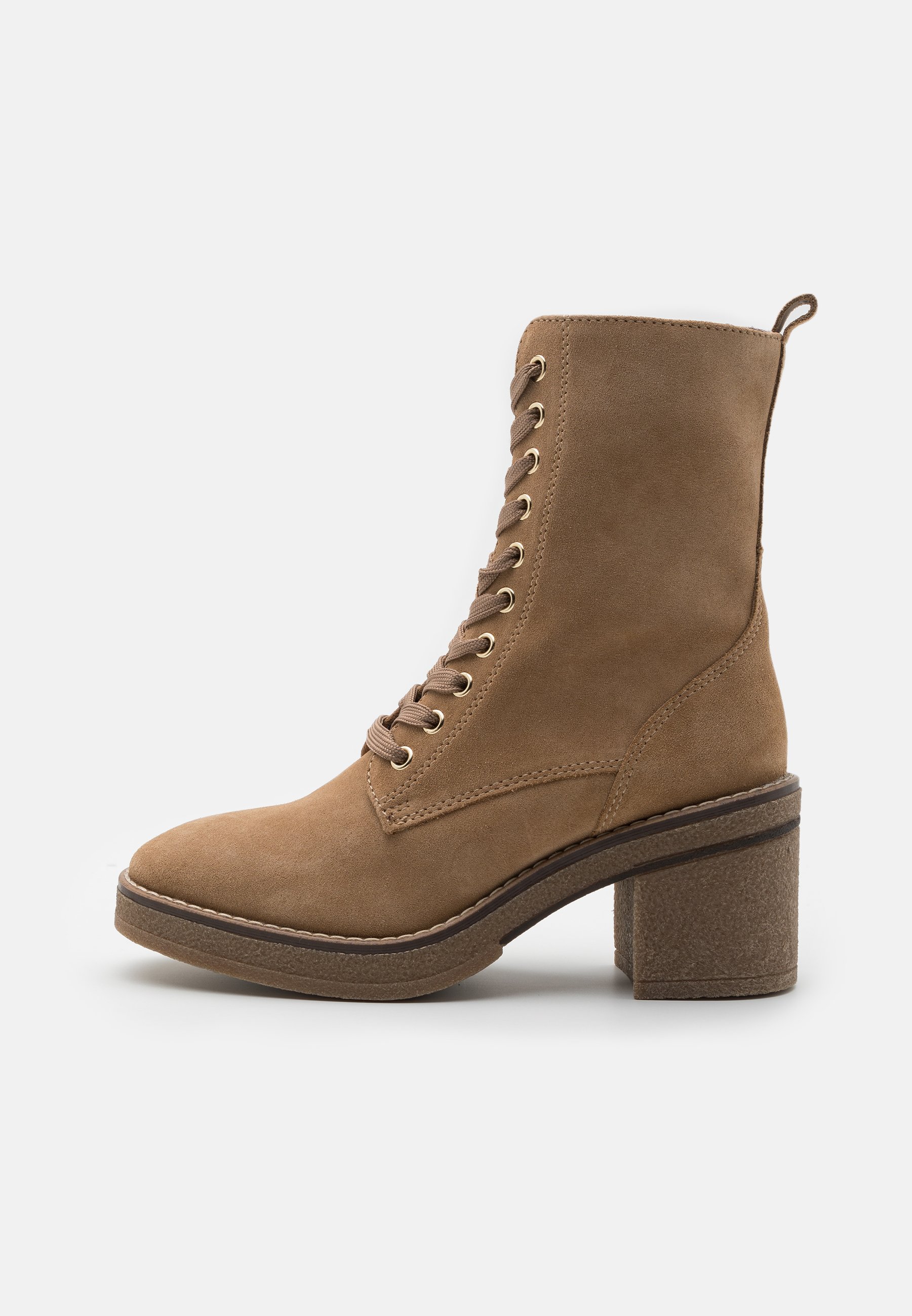 LEATHER - Platform ankle boots