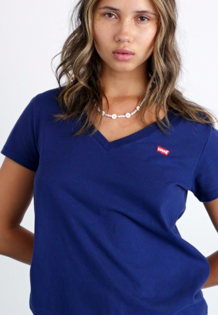 PERFECT VNECK - Print T-shirt