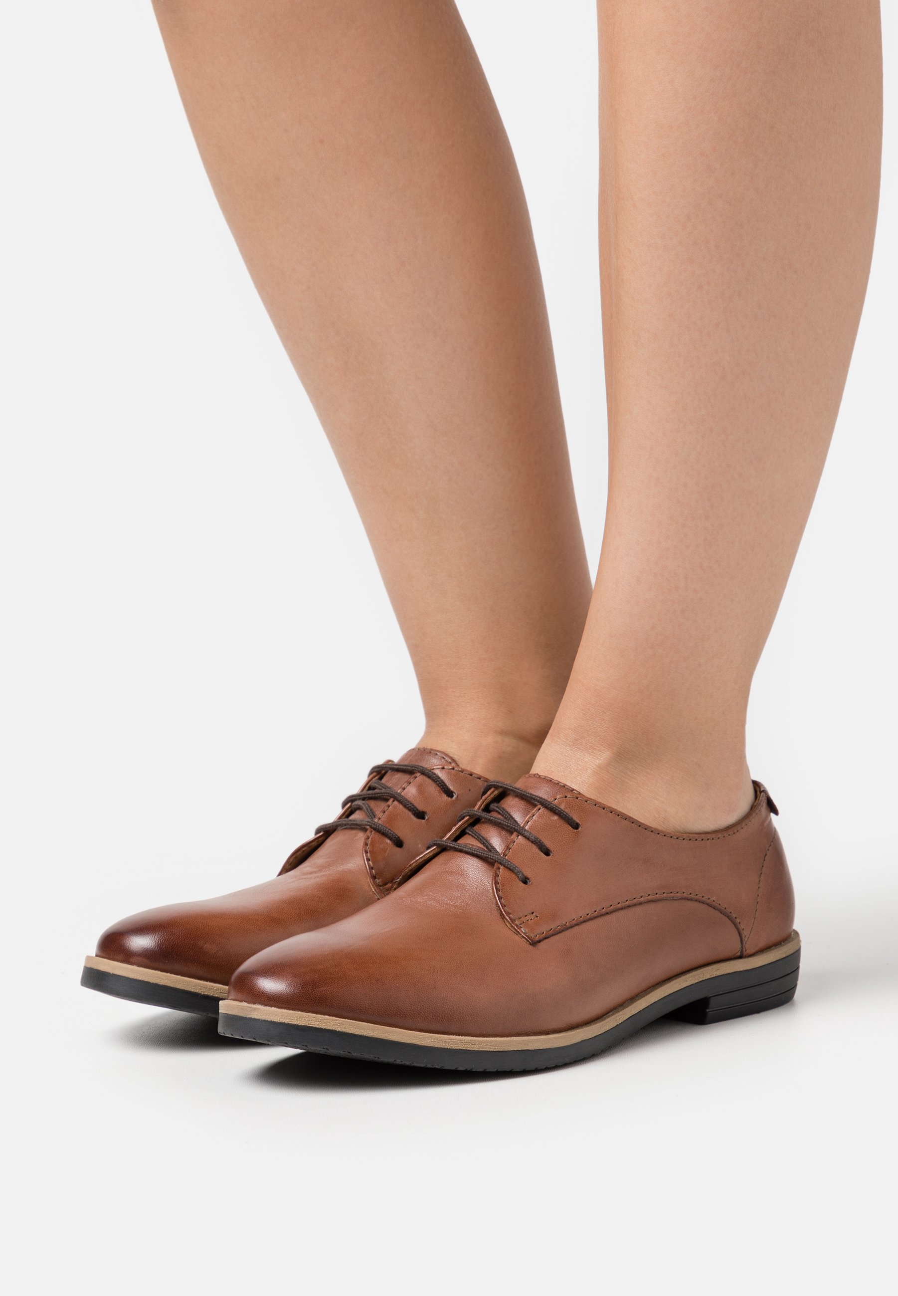 LEATHER - Lace-ups