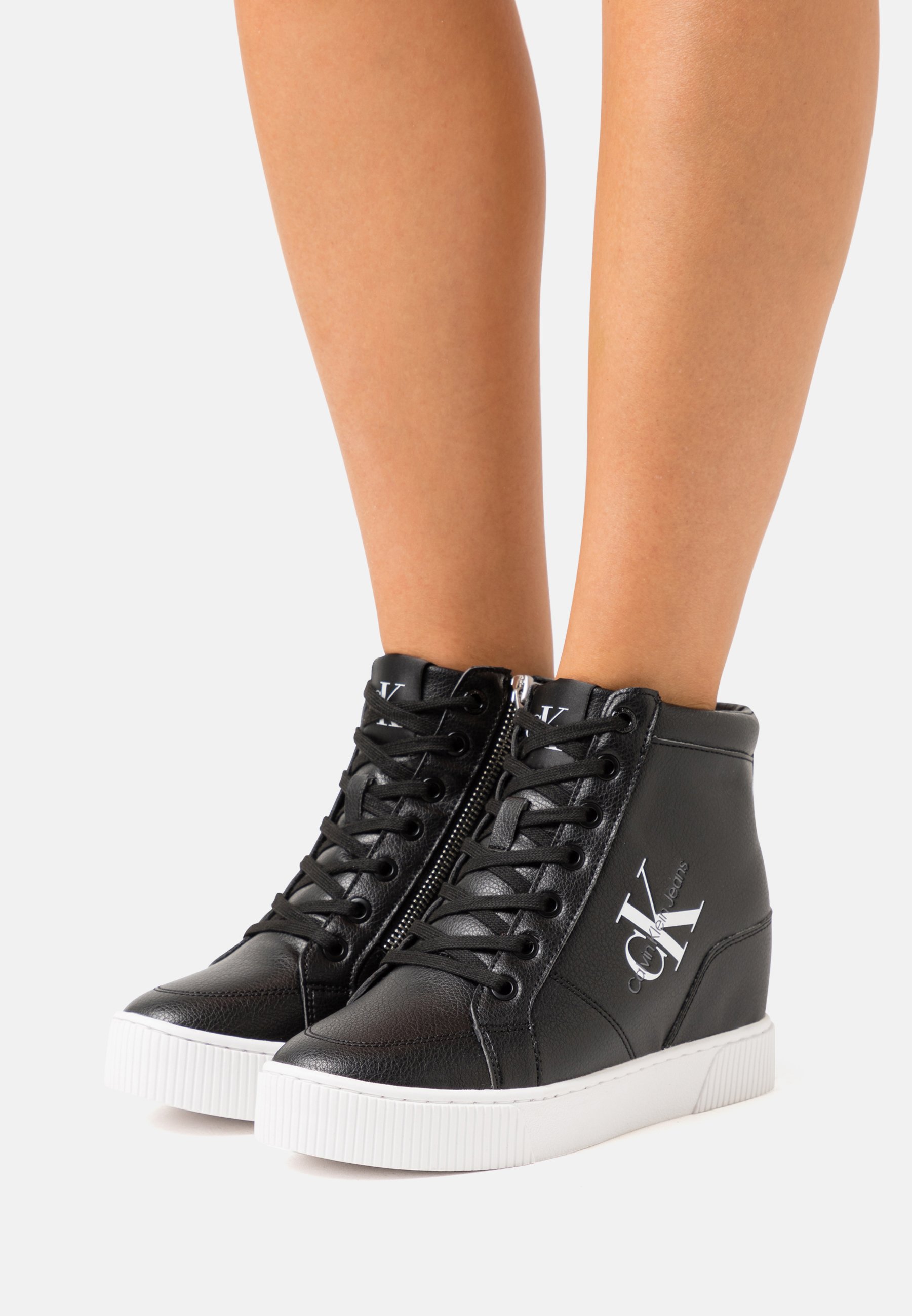 HIDDEN WEDGE CUPSOLE LACEUP - High-top trainers