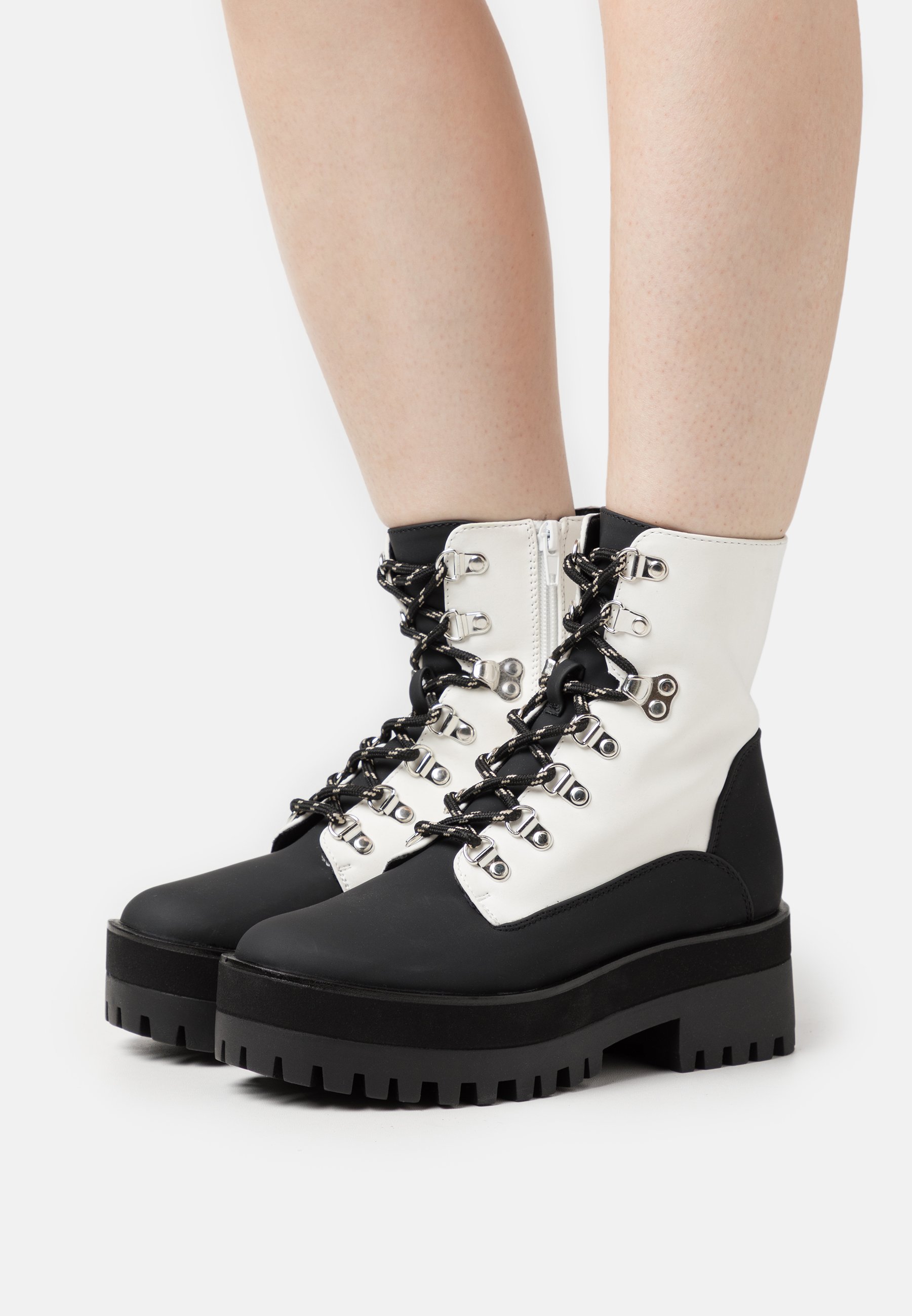Lace-up ankle boots