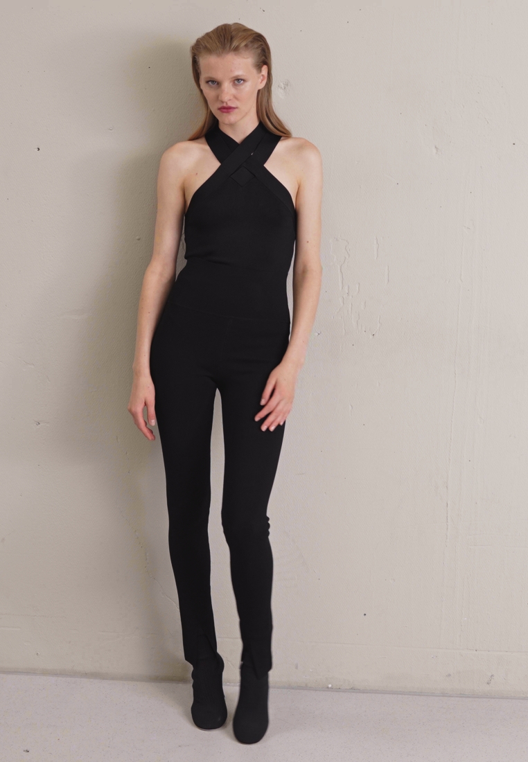 SPLIT FRONT - Leggings - Trousers