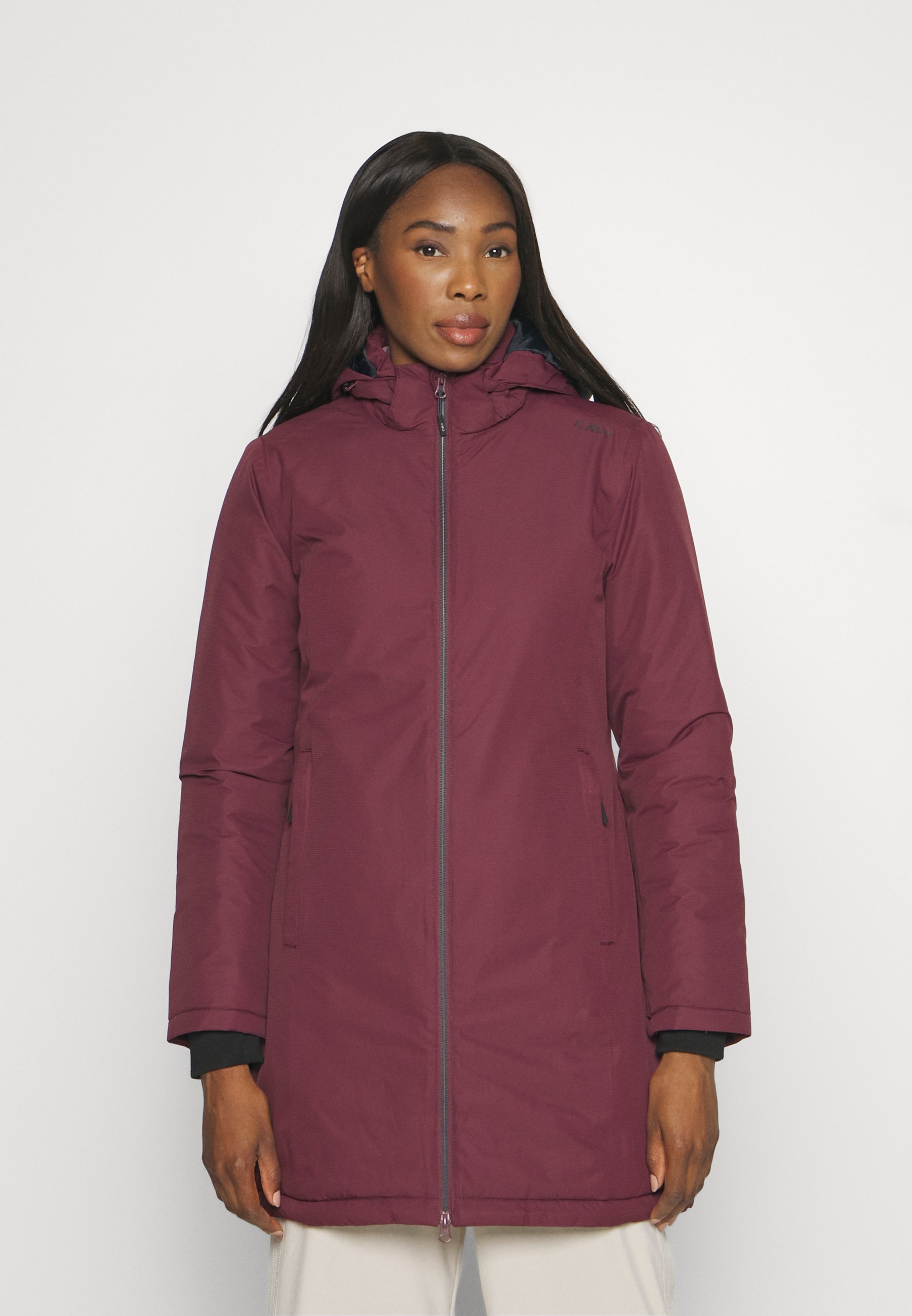 WOMAN COAT ZIP HOOD - Parka