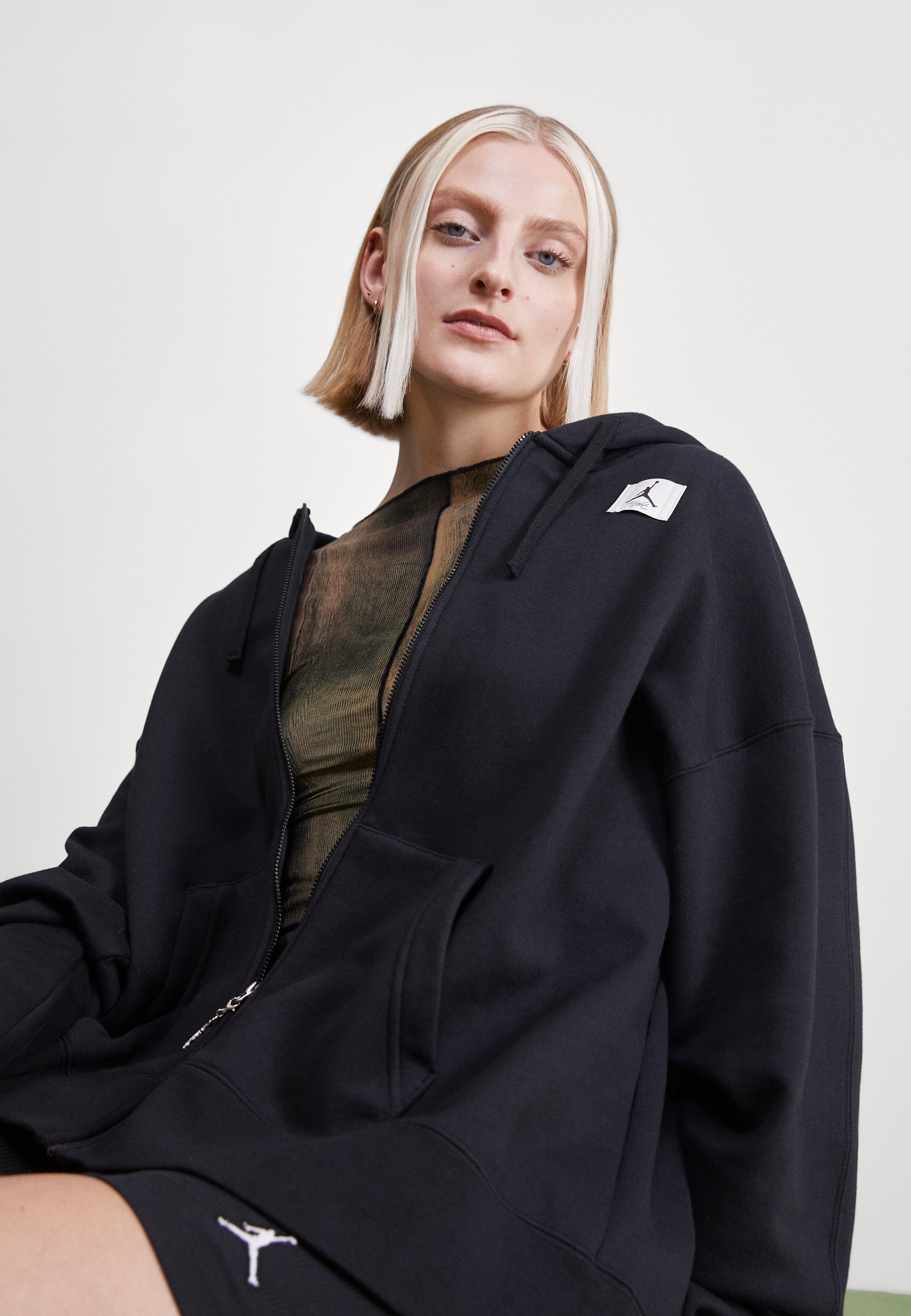 Zip-up sweatshirt