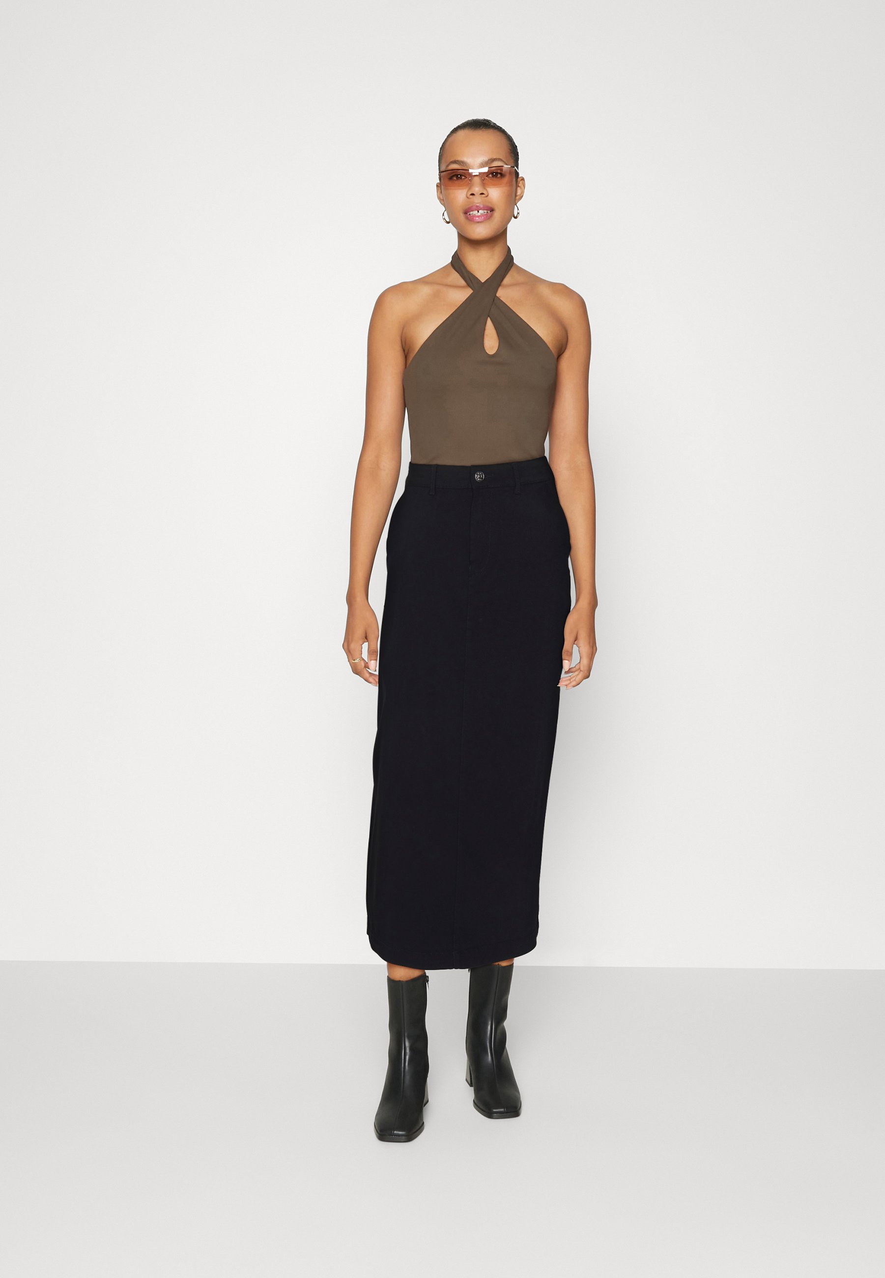 ONLNANNA LONG SLIT SKIRT- Pencil skirt