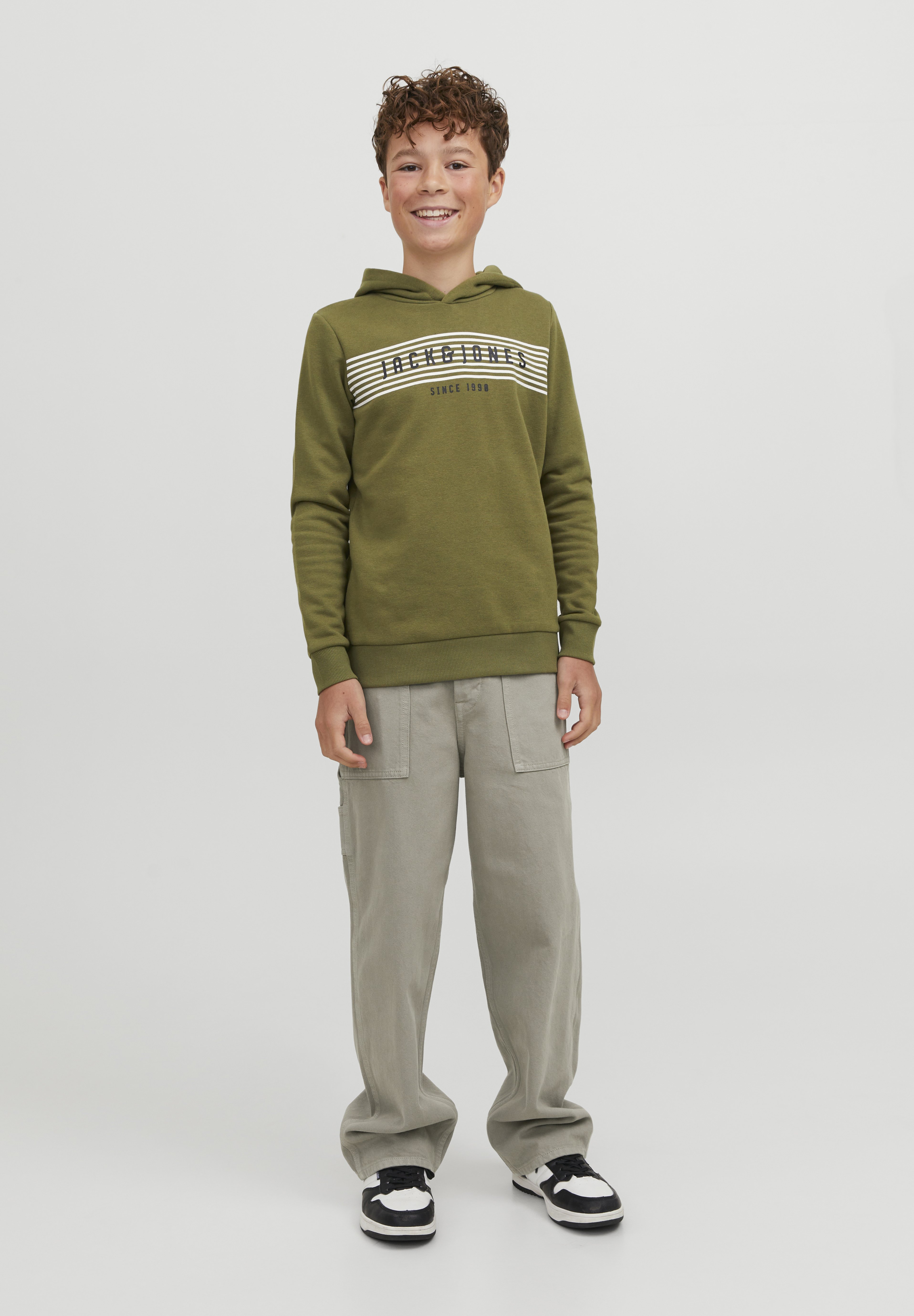 JJICHRIS JJUTILITY JNR - Straight leg jeans