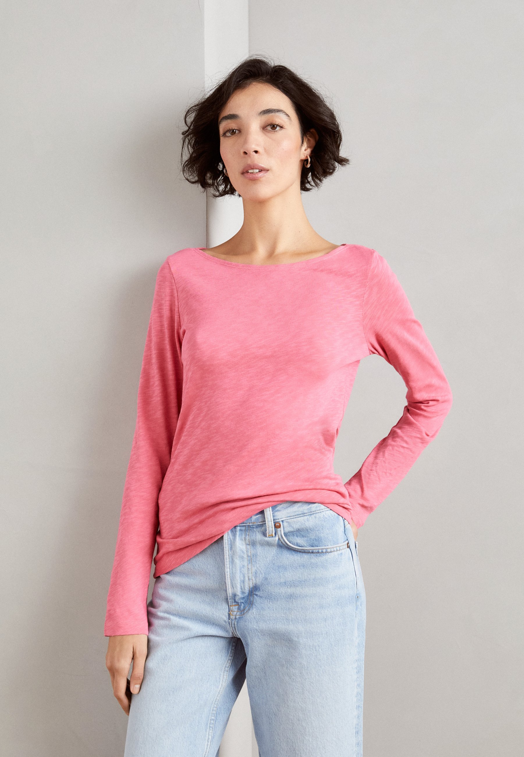 LONG SLEEVE BOAT NECK - Long sleeved top