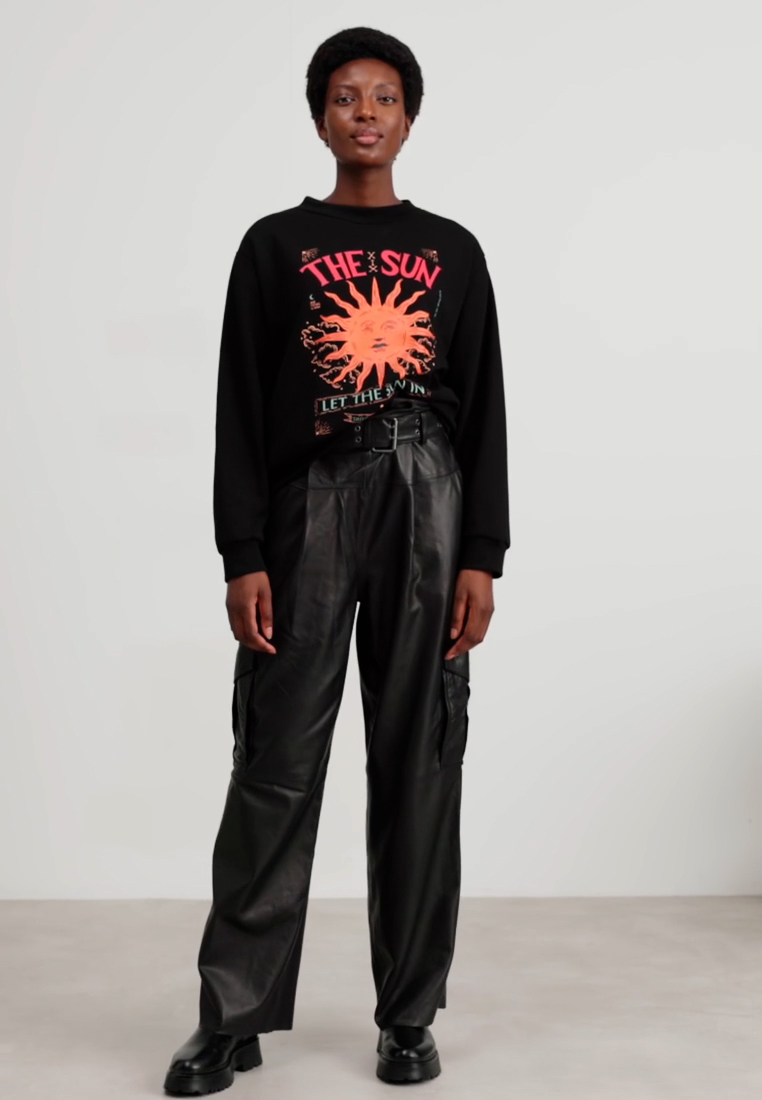 HARLYN TROUSER - Leather trousers