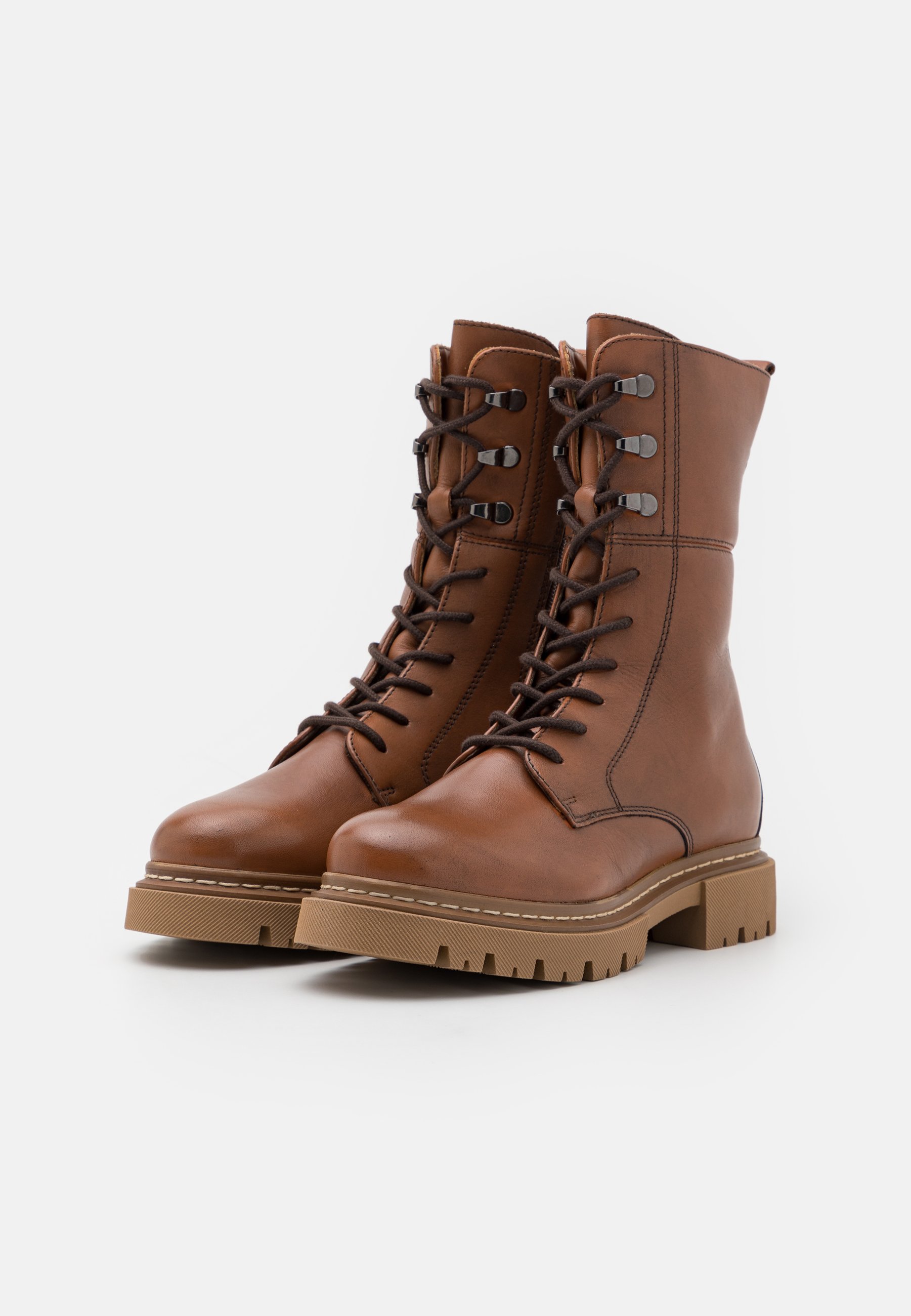 LEATHER - Lace-up ankle boots