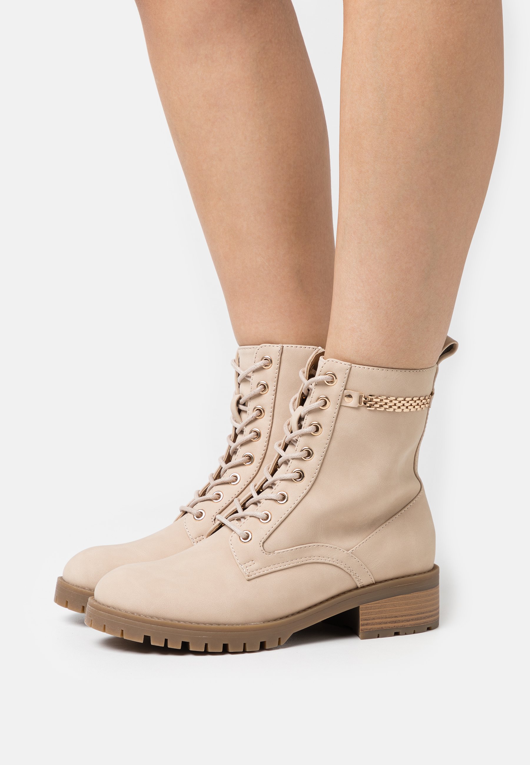 Lace-up ankle boots