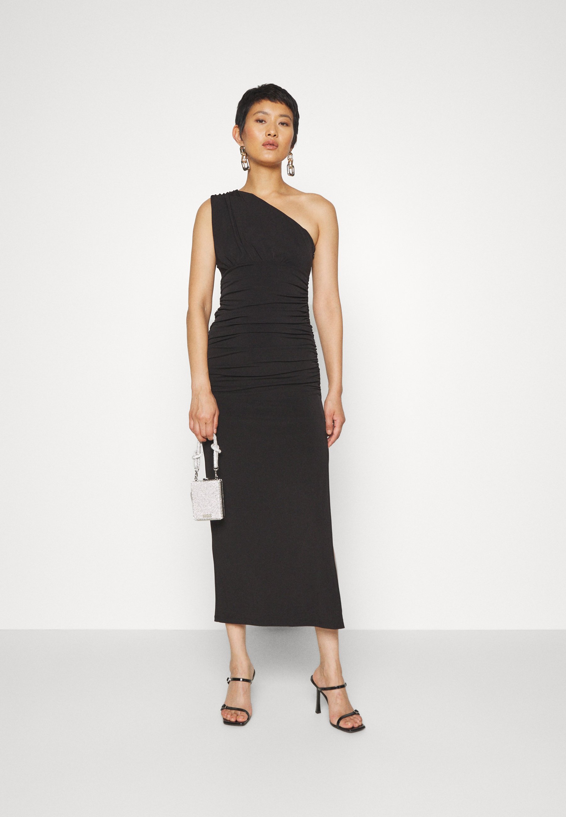 RUCHED ONE SHOULDER MIDI DRESS - Cocktail dress / Party dress
