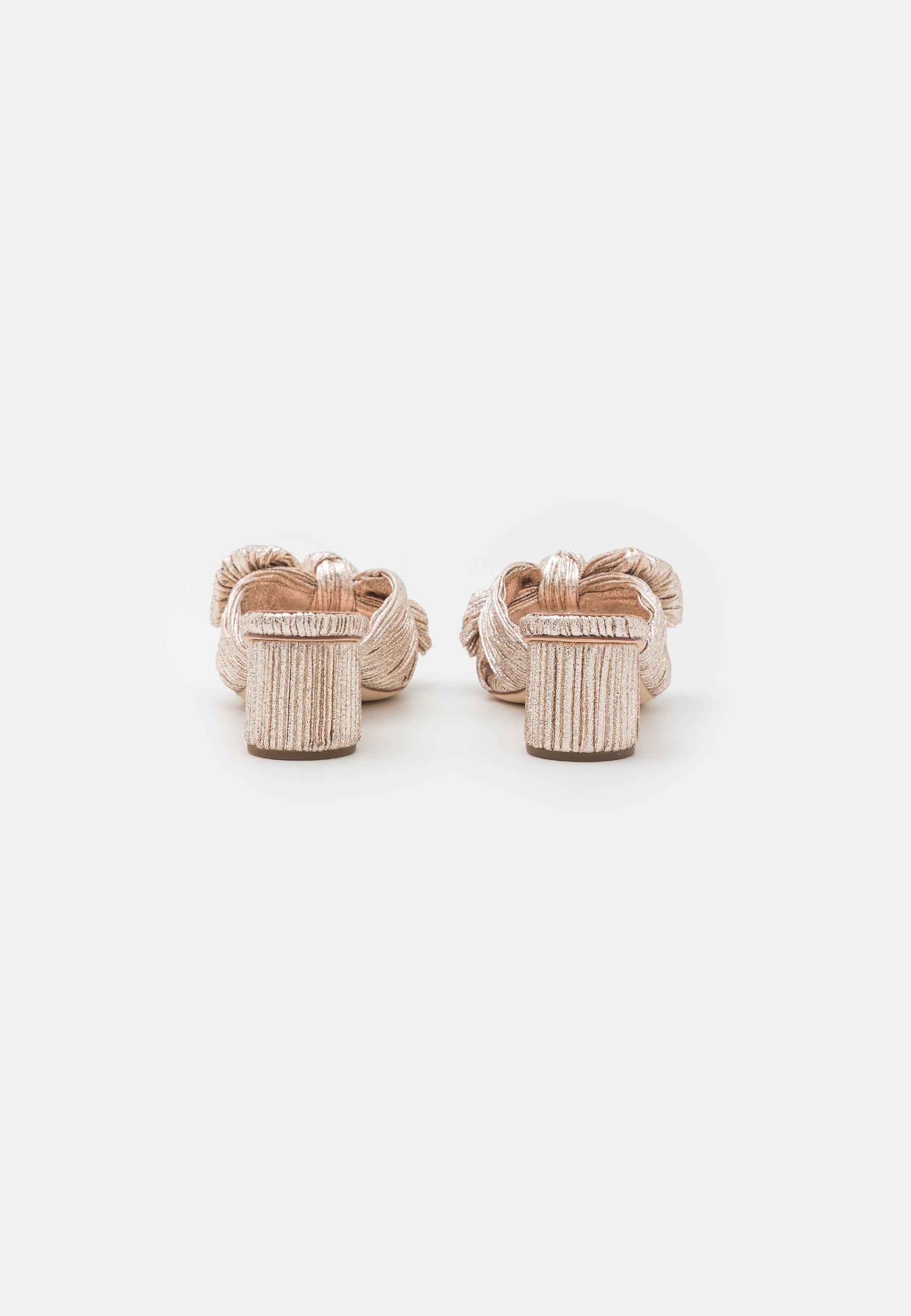EMILIA PLEATED KNOT MULE - Heeled mules
