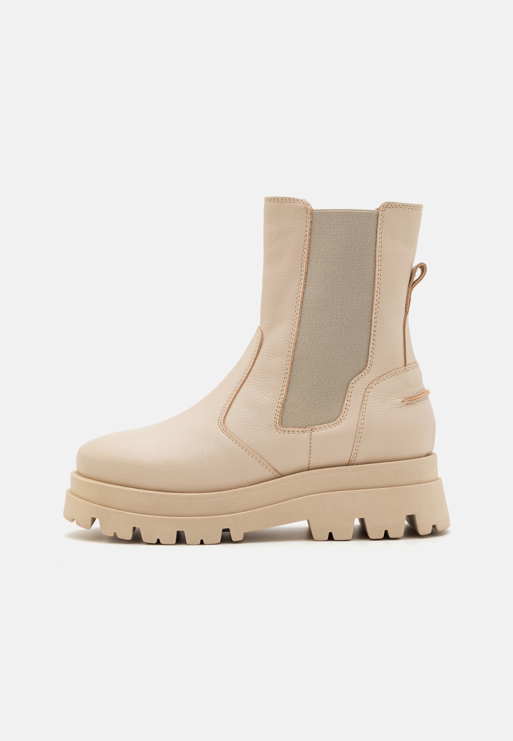 LEATHER - Platform ankle boots