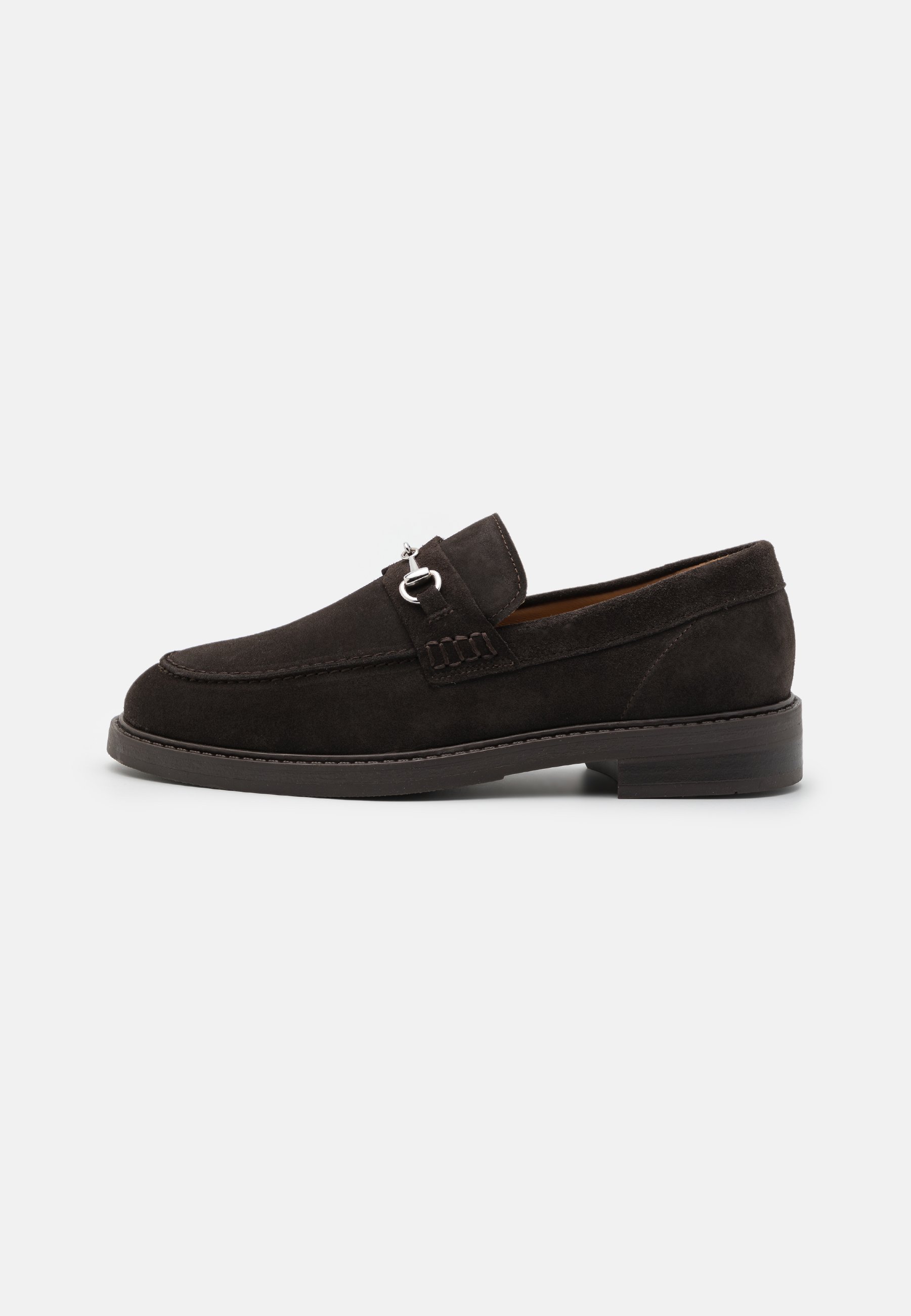 SLHBLAKE SUEDE HORSEBIT LOAFER B - Slip-ons