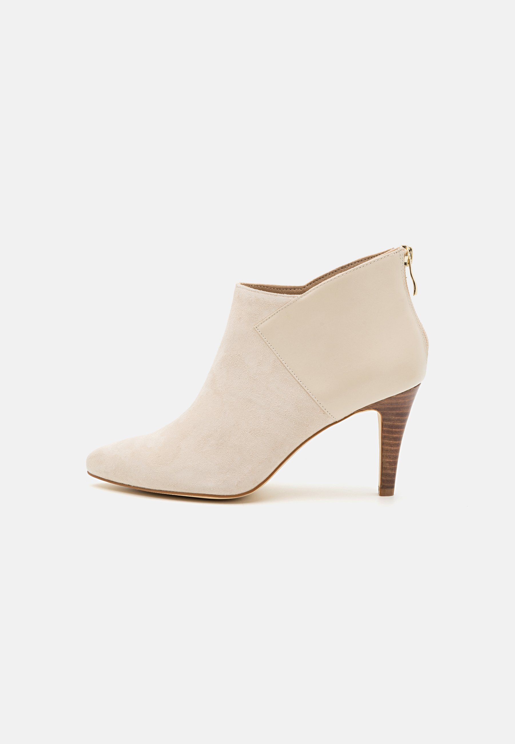 LEATHER- High heeled ankle boots