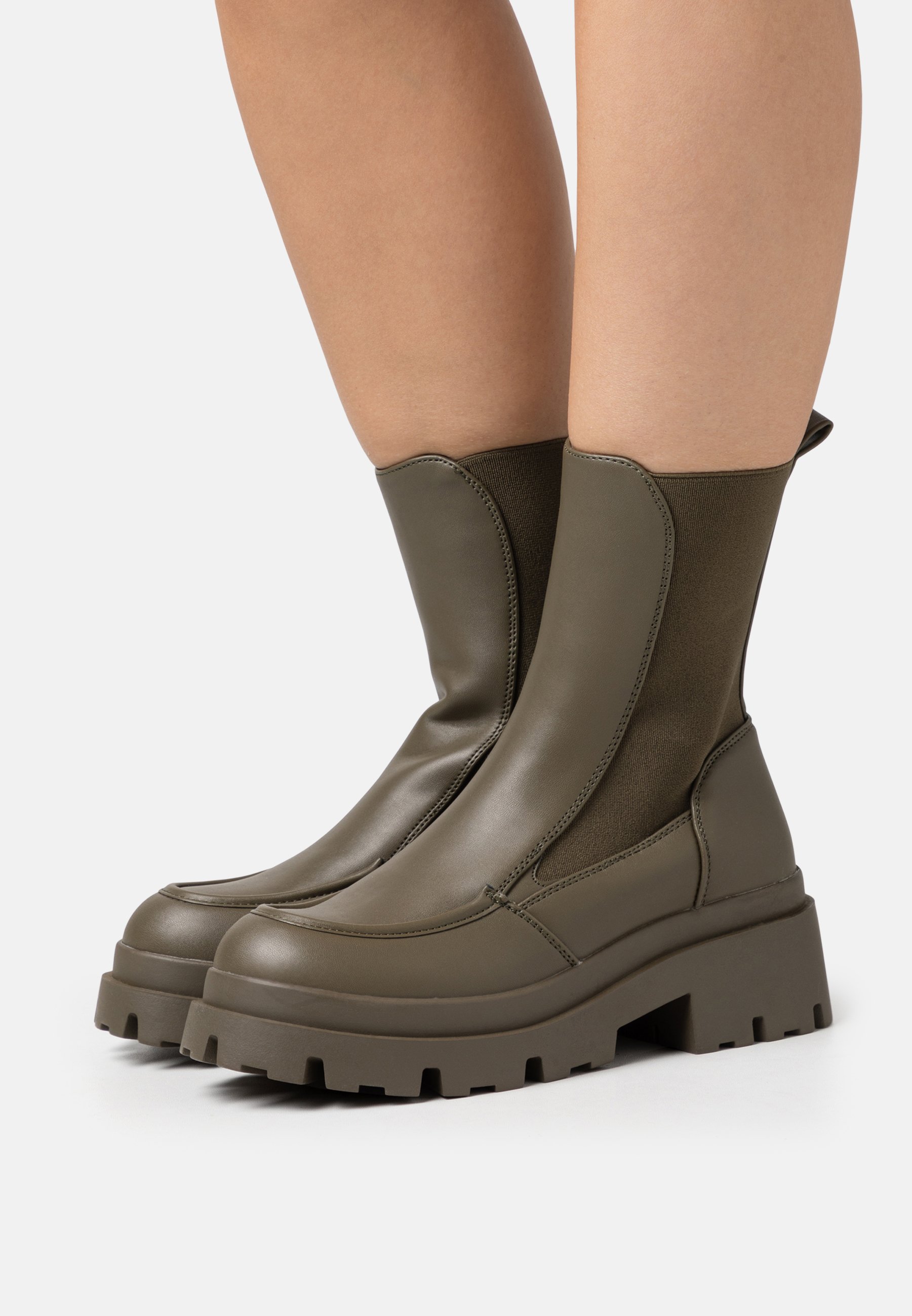 Platform ankle boots